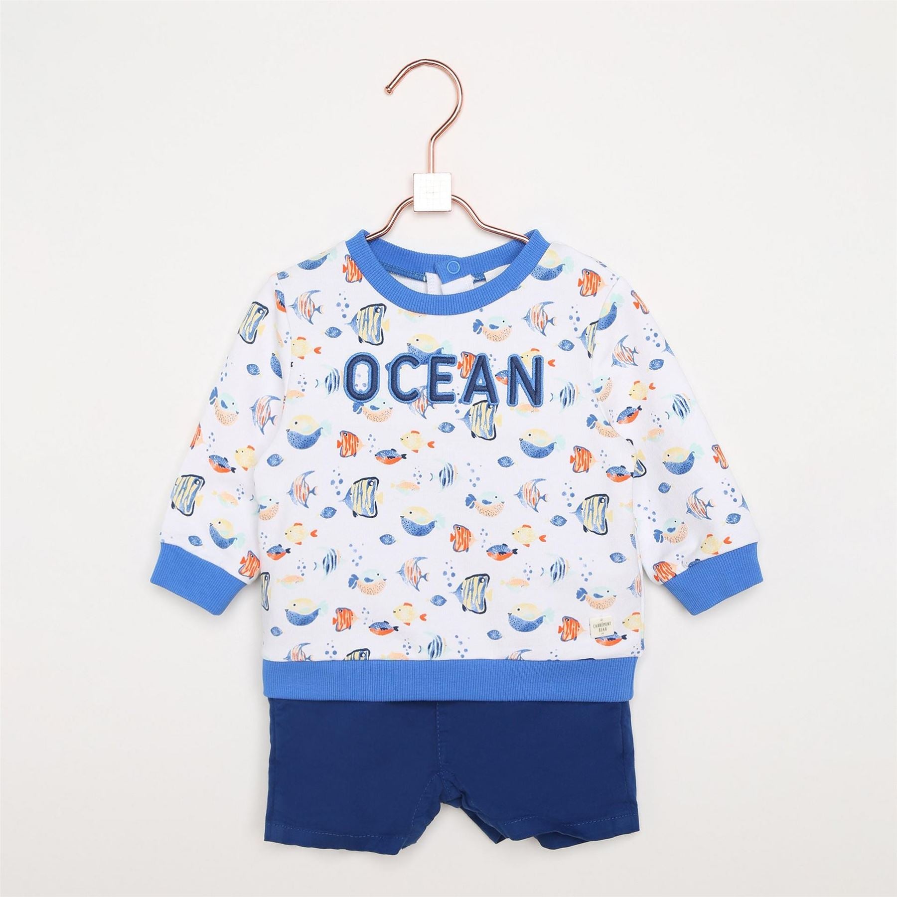 Carrement Beau Solid Patterned Regular Fit Bermuda Shorts