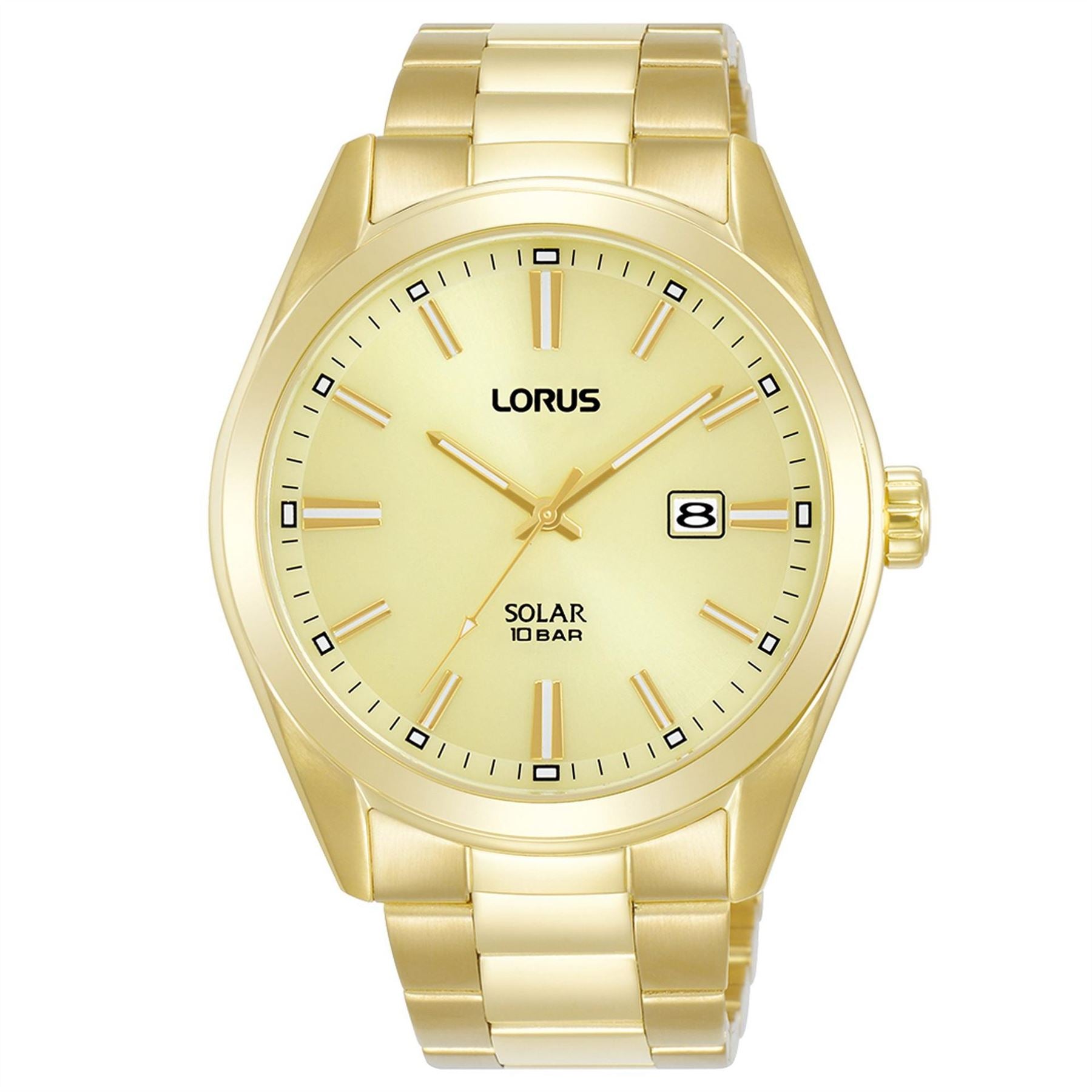 Lorus Gentssolar 51 Steel Bracelet Analogue Watch