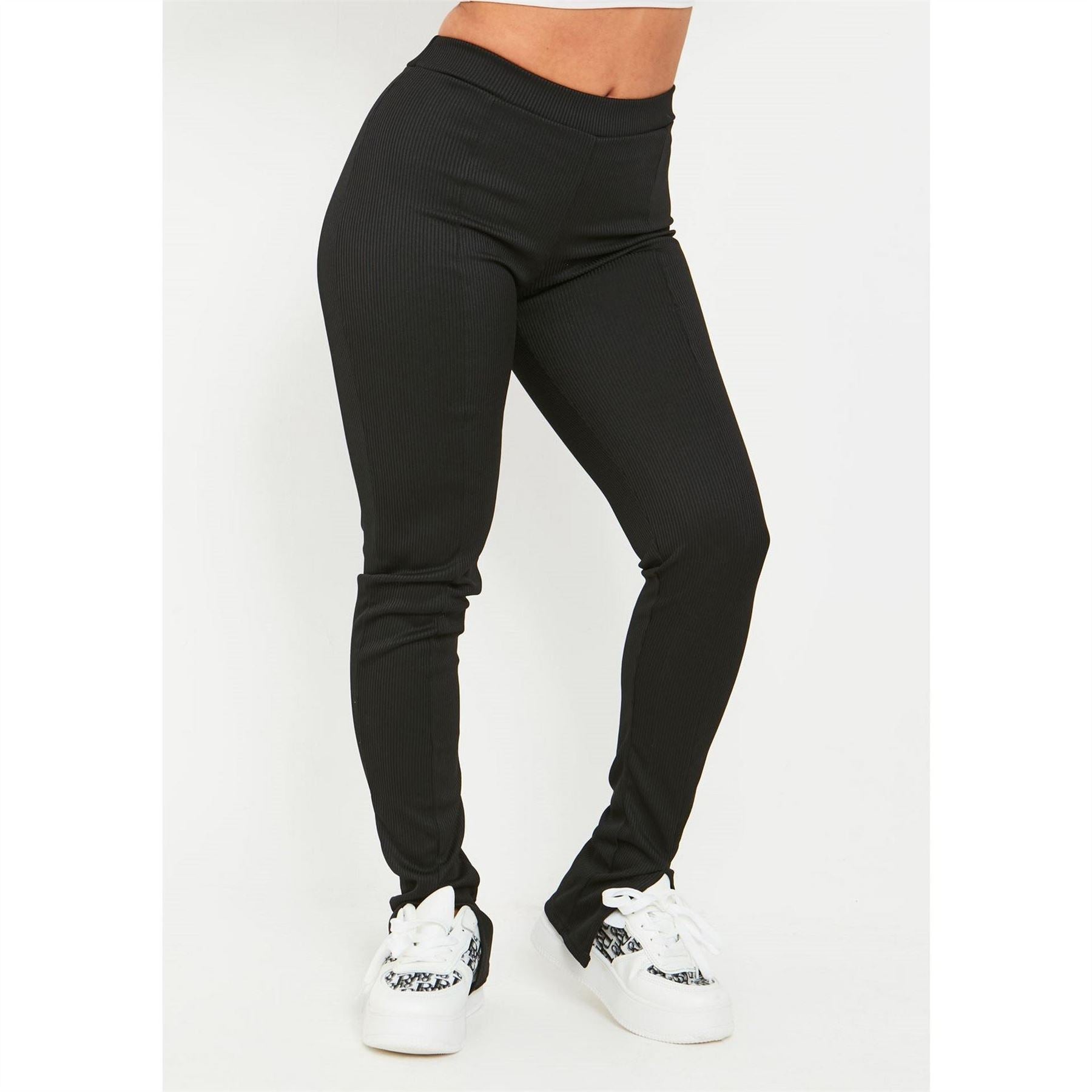 Missy Empire Womens Thick Rib Leggings