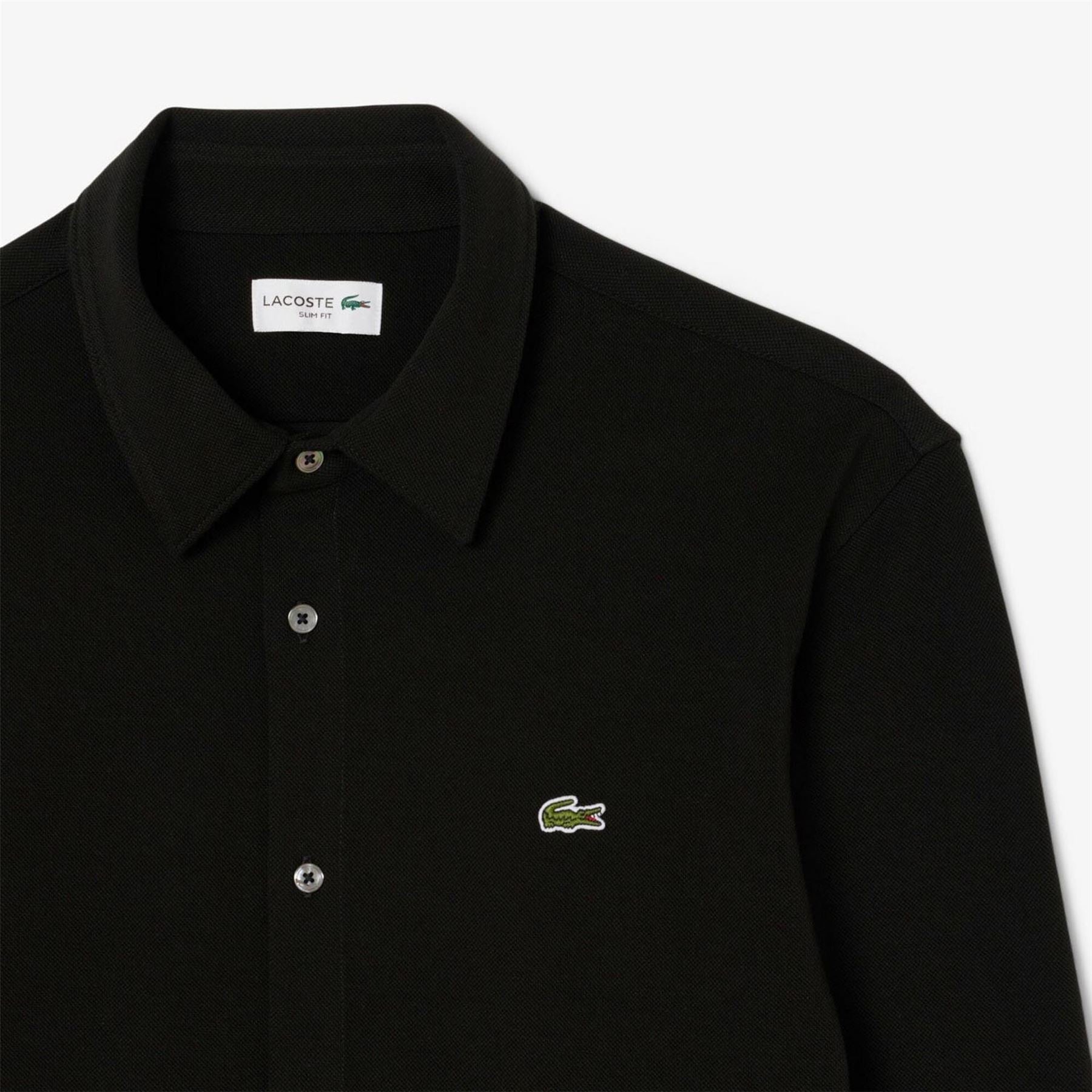 Lacoste Long Sleeve Plain Shirt