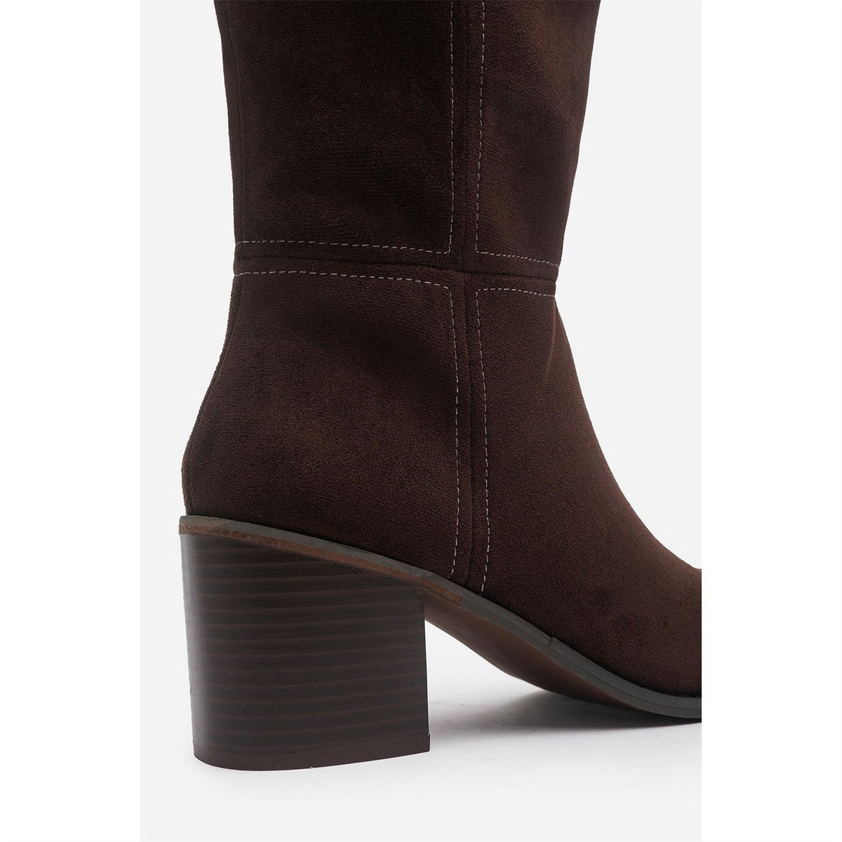 Wheres That From Knee High Block Heel Boot