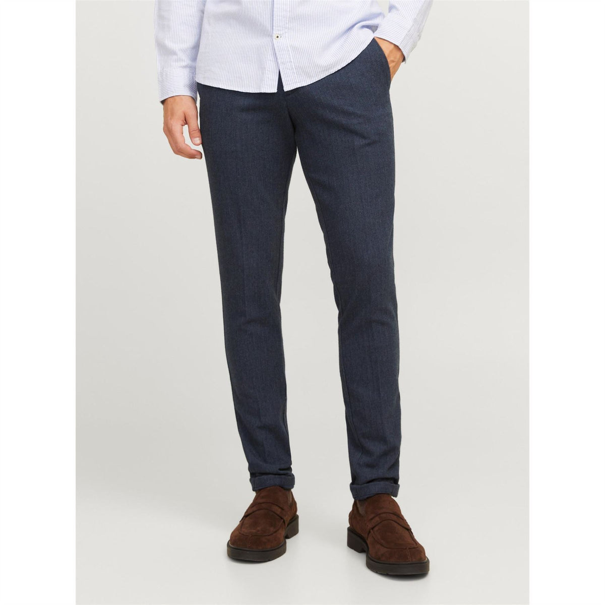 Jack and Jones Henry Heathered Straight Leg Chinos