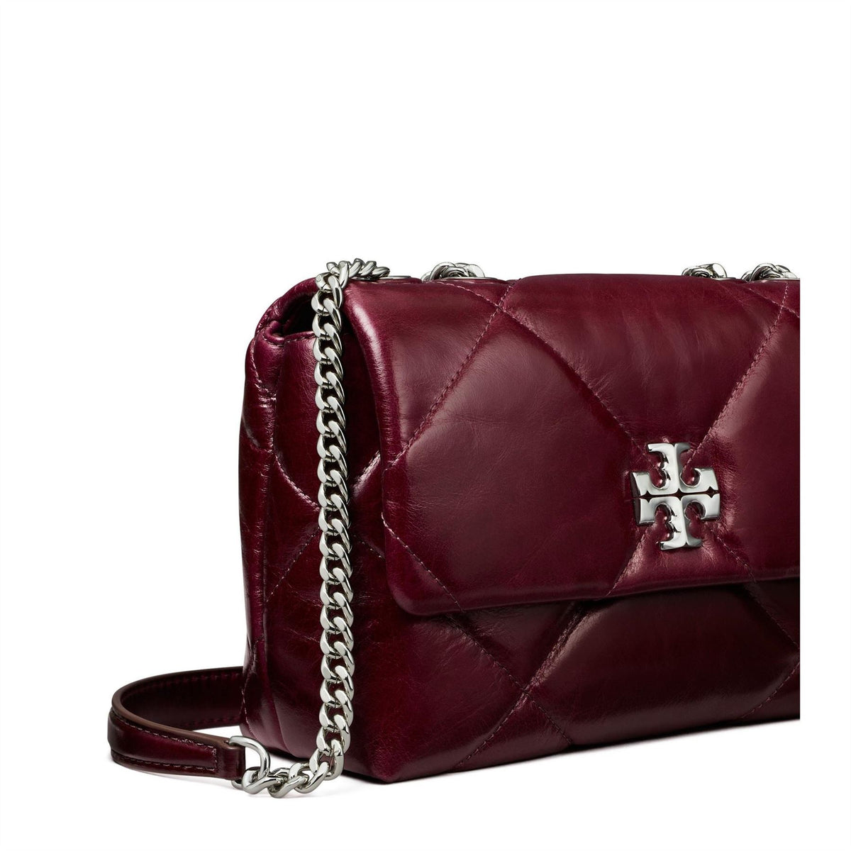 Tory Burch Kira S Diamond Geometric Crystal Baguette Bag
