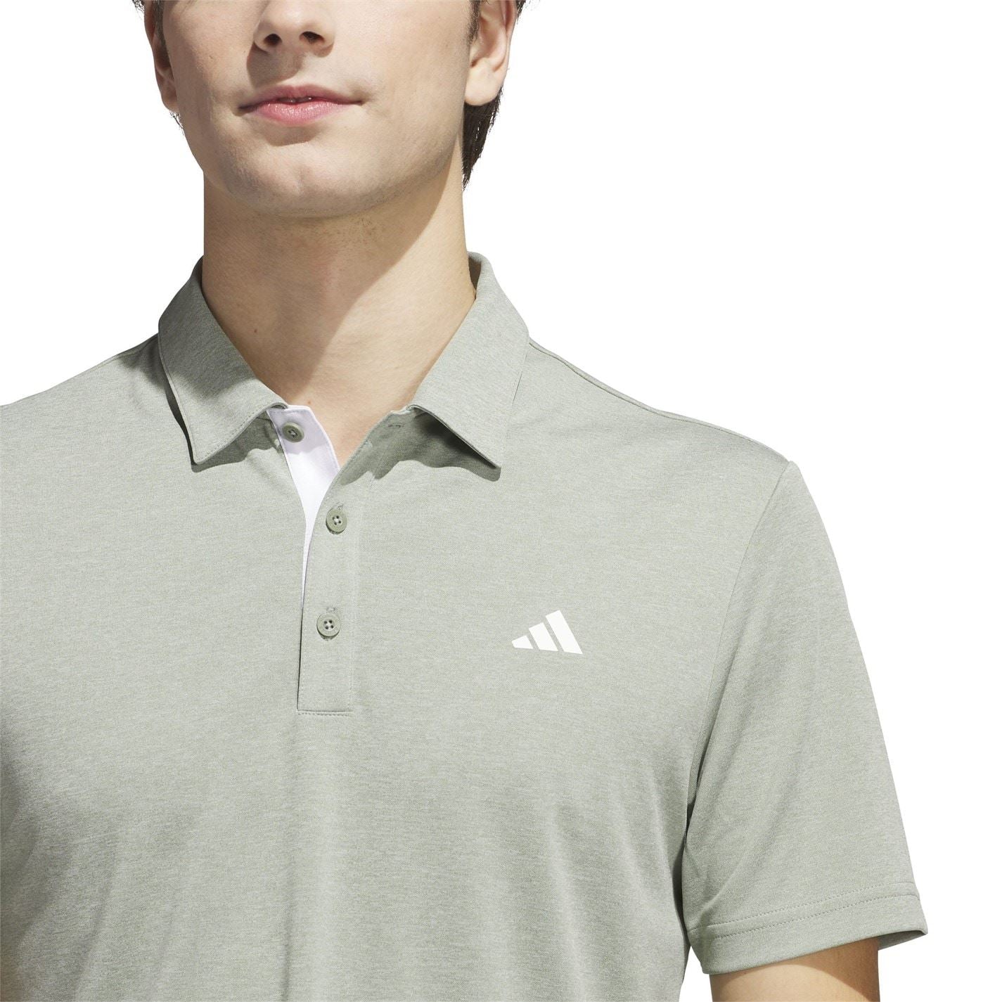 adidas Mens Heather Polo Shirt