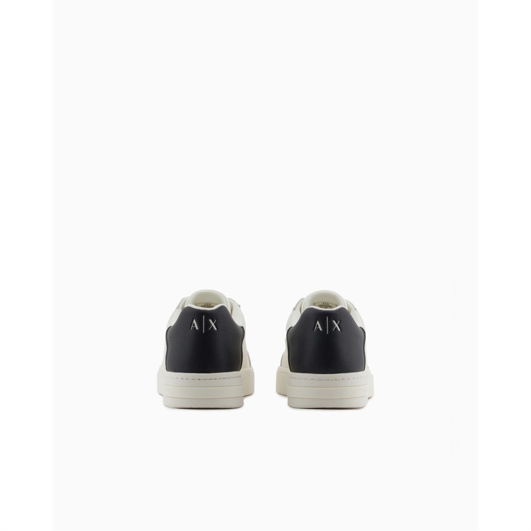 Armani Exchange Low Top Round Toe Flat Heel Sneakers