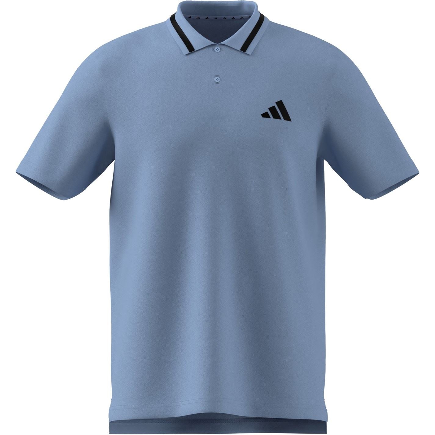 adidas Mens Essentials Cotton 3 Stripes Polo Shirt
