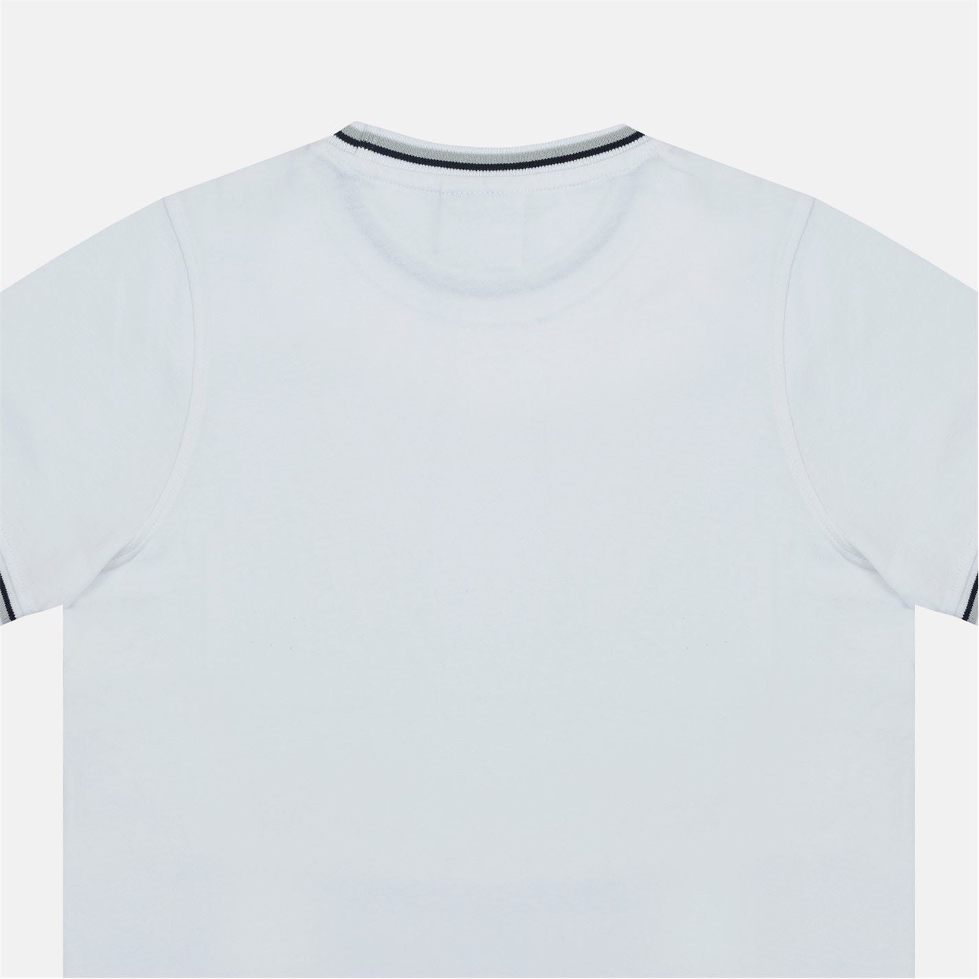 Slazenger Crew Neck Ribbed Collar Short Sleeve T-Shirt