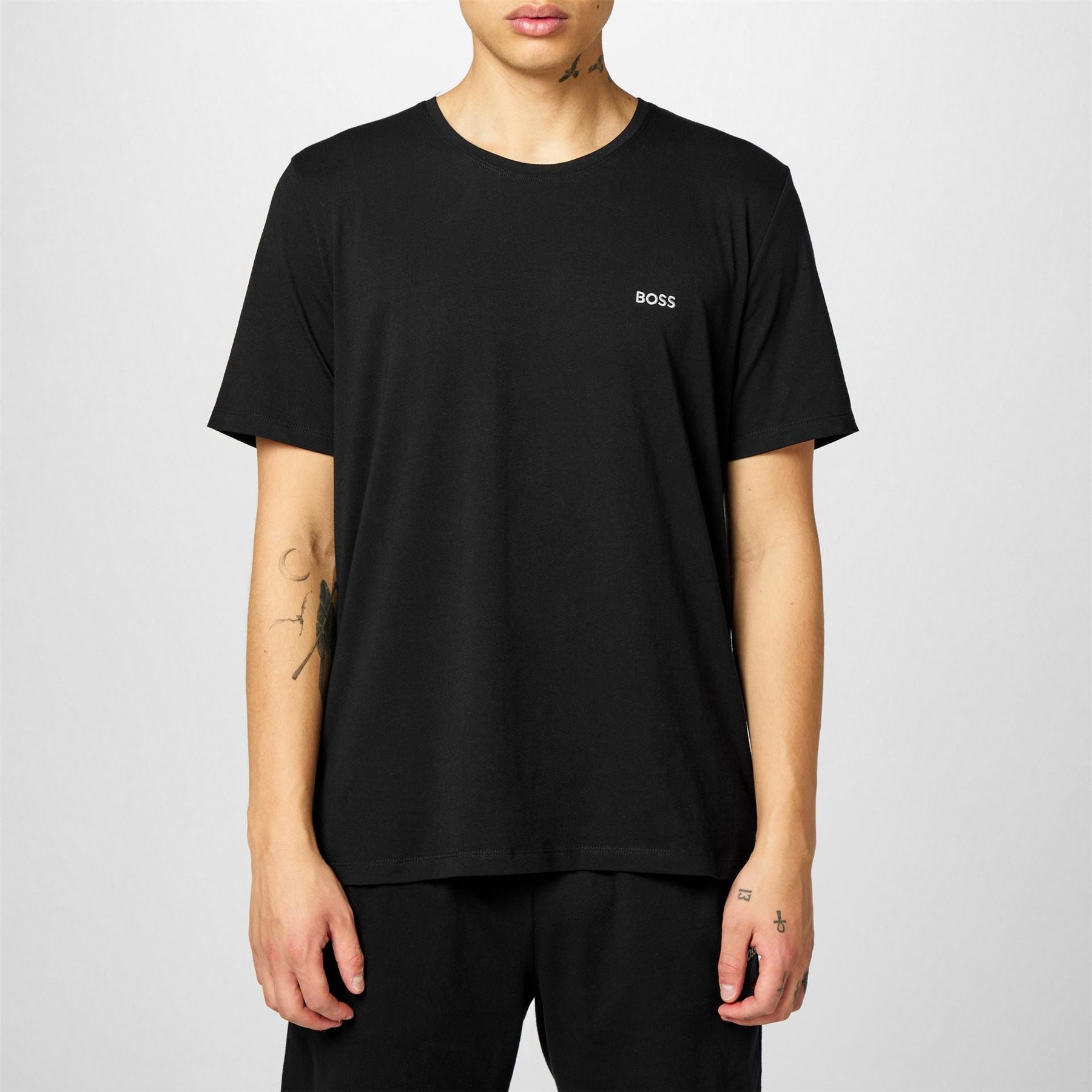 Boss BOSS Bodywear Mix  And  Match Premium Cotton T Shirt with Logo Detail