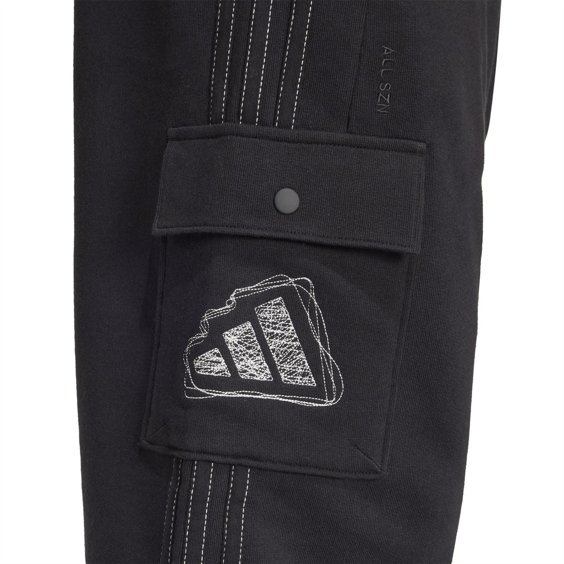 adidas Mens All Szn French Terry Graphic Seasonal Jogging Bottoms