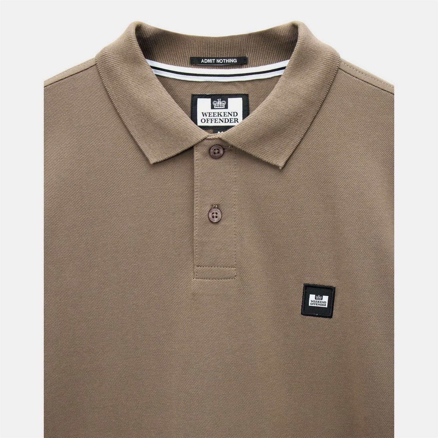 Weekend Offender Dice Long Sleeve Polo Shirt