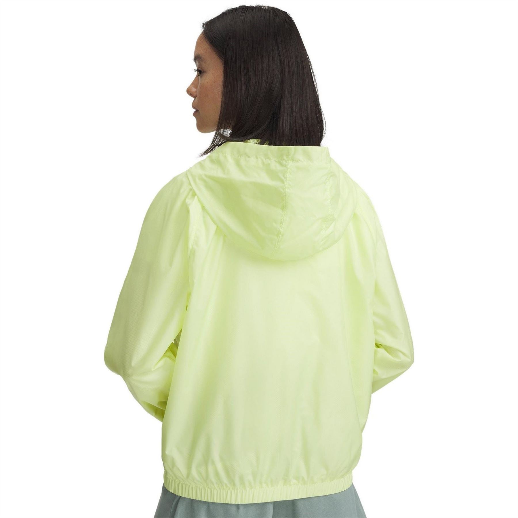 Under Armour Rival Sport Water Resistant Wind Resistant Long Sleeve Hooded Oversized Fit Windbreaker