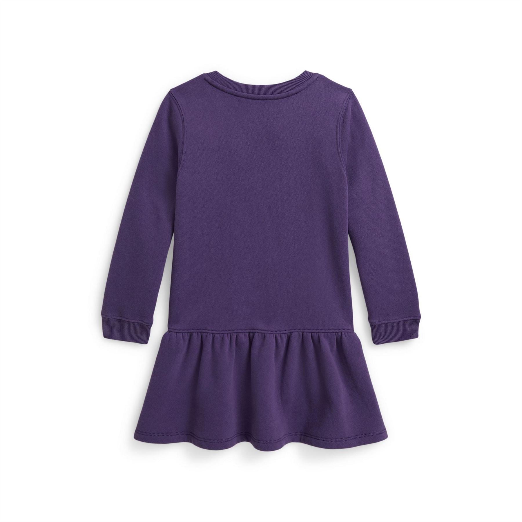 Polo Ralph Lauren Bear Long Sleeve Cotton Fleece Jumper Dress