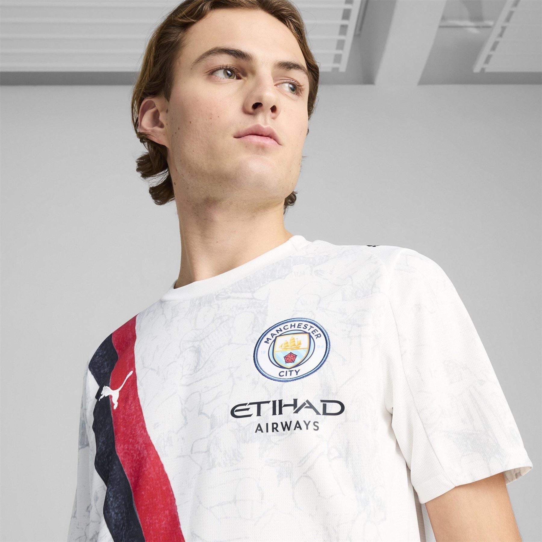Puma Mens X Kidssuper Manchester City Shirt 2025 2026
