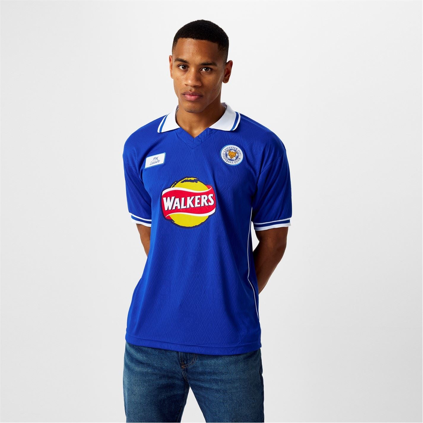 Score Draw Leicester City Home Shirt 2000 Adults