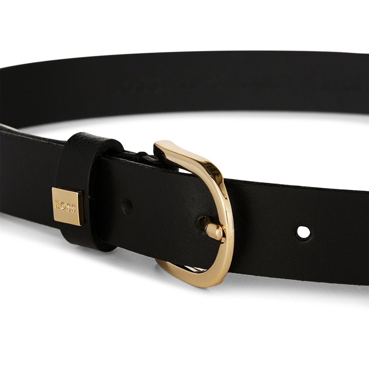 Boss Scarlet Leather Belt, Italian Cow Skin