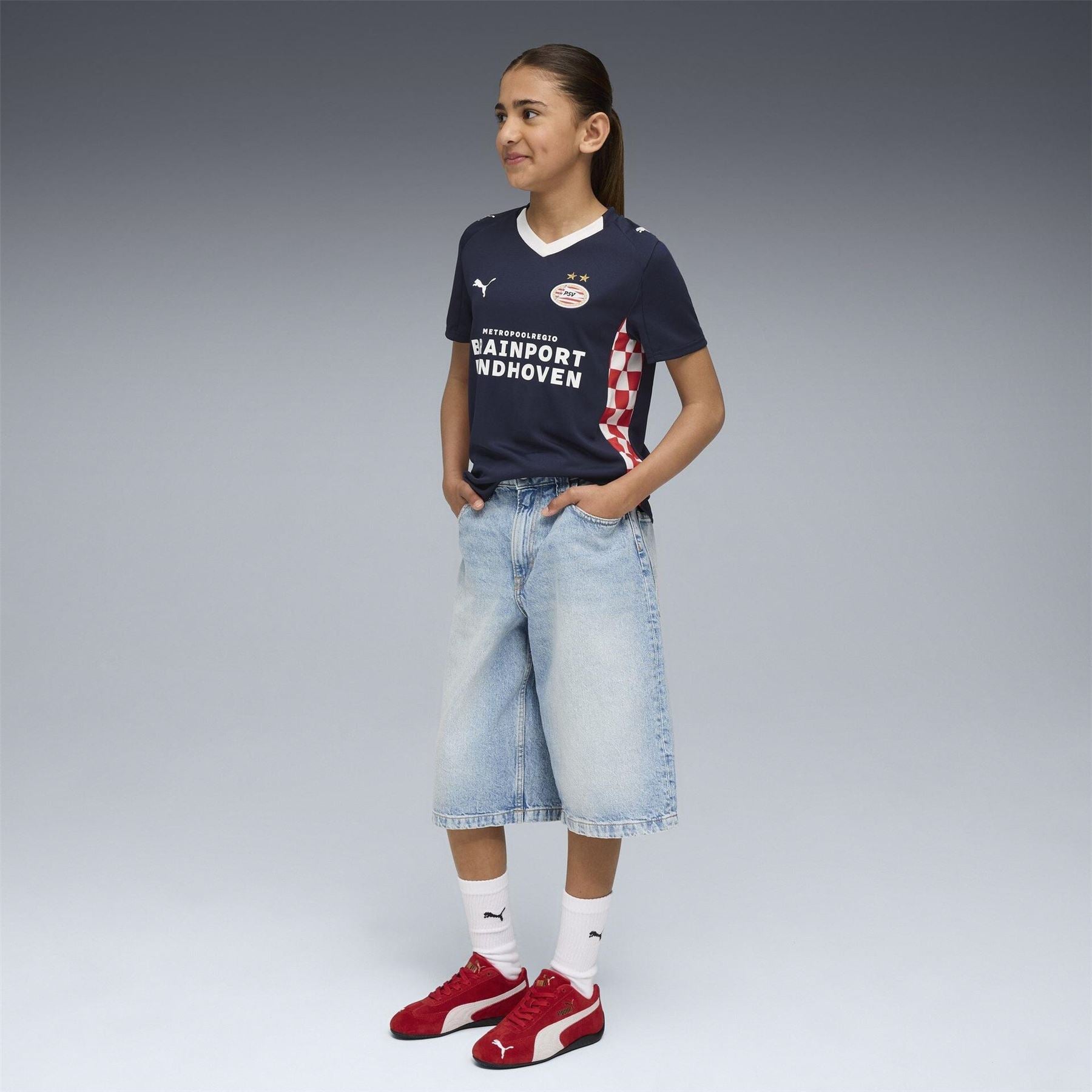 Puma Psv Away Shirt 2025 2026 Juniors