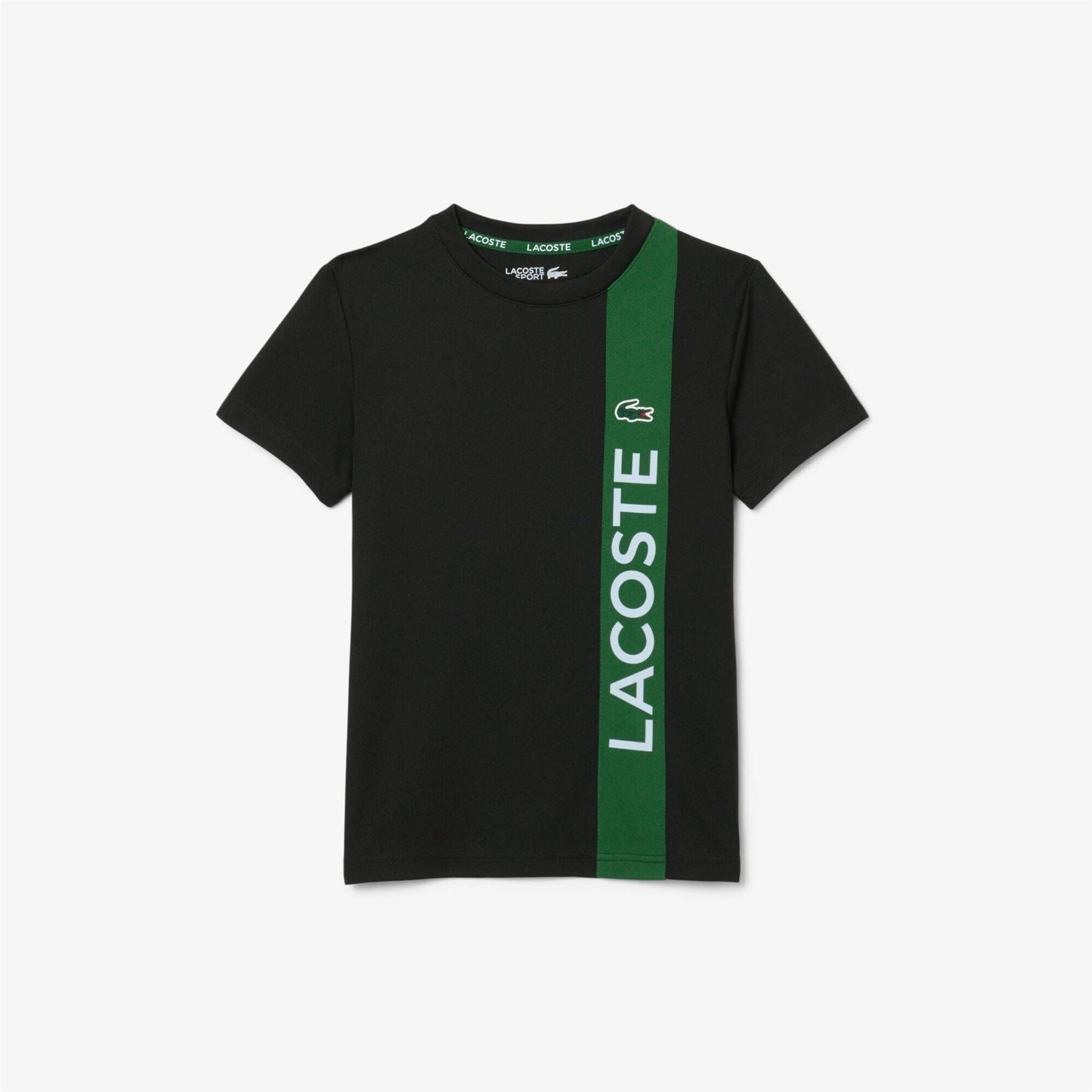 Lacoste Junior Lettering Regular Fit Crew Neck T-Shirt