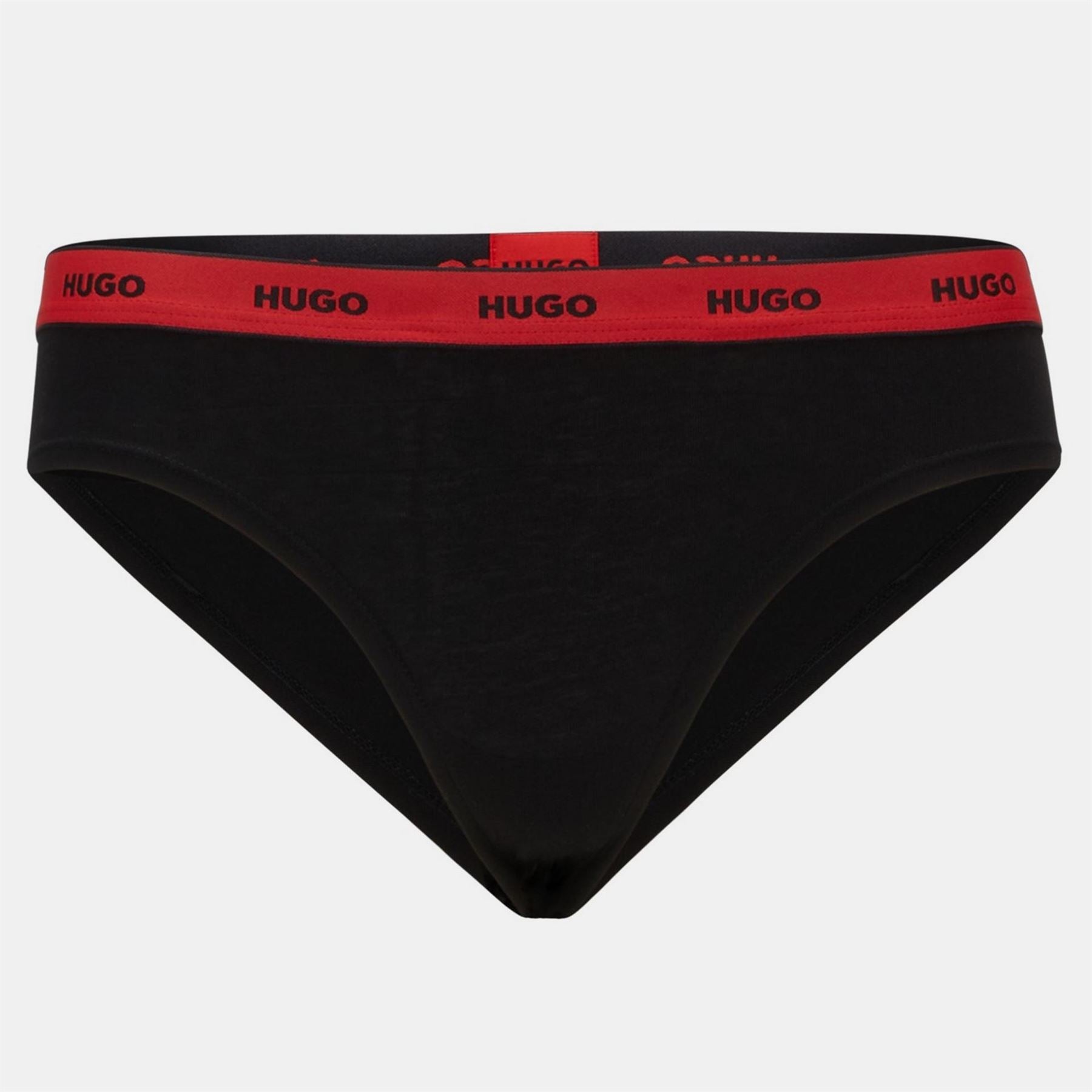 Hugo Stripe Patterned Thong