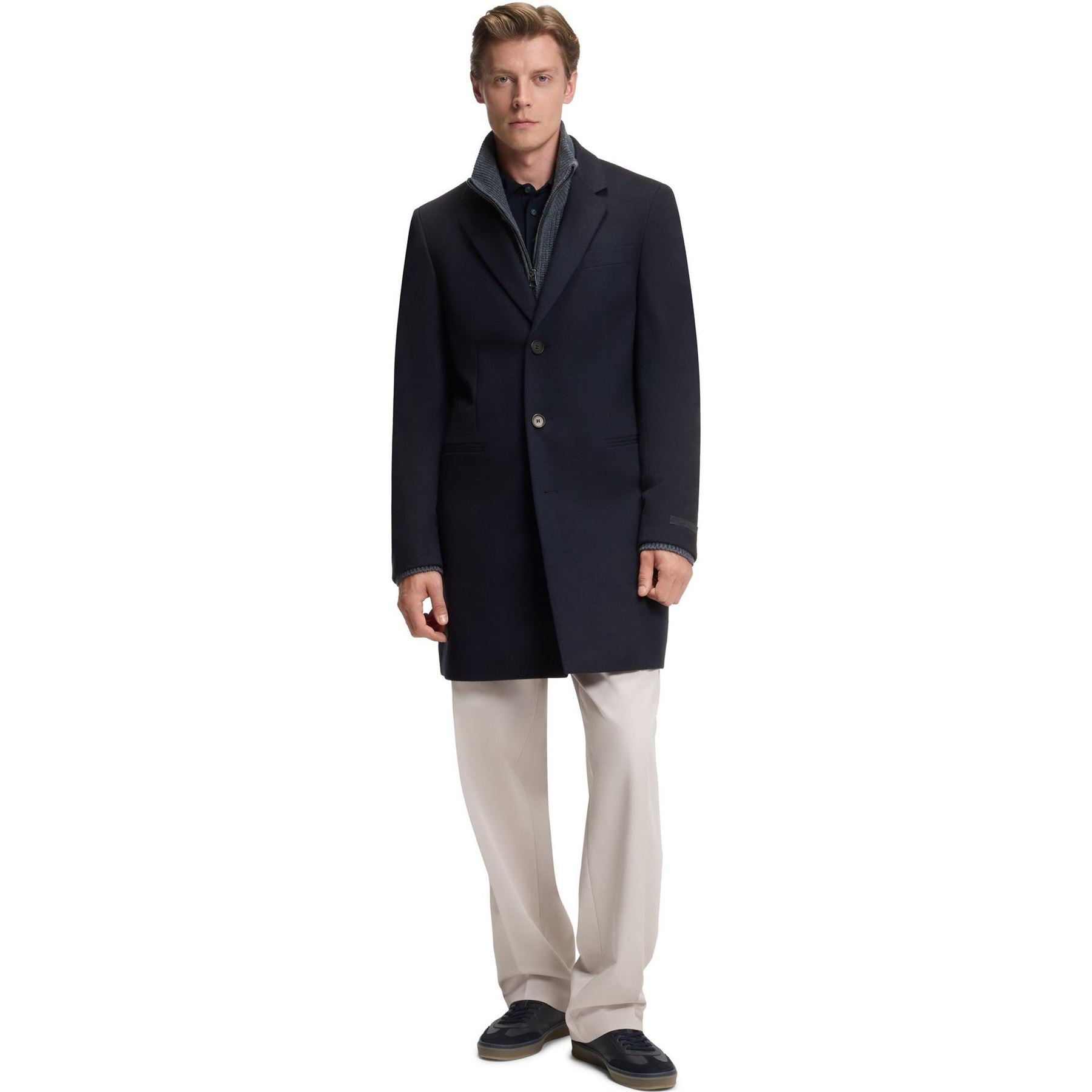 Boss BECKHAM Wool Cashmere Overcoat