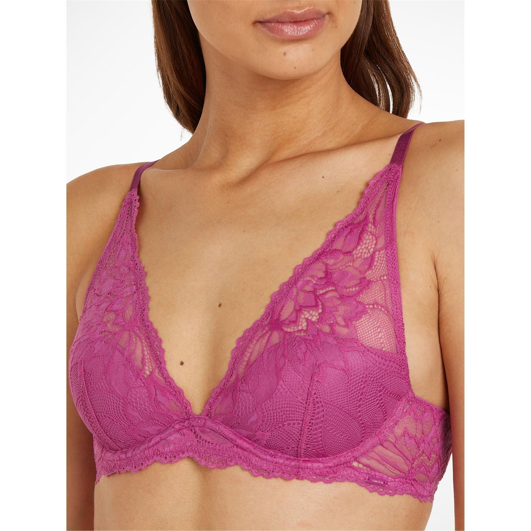 Calvin Klein Comfort Floral Plunge Bra
