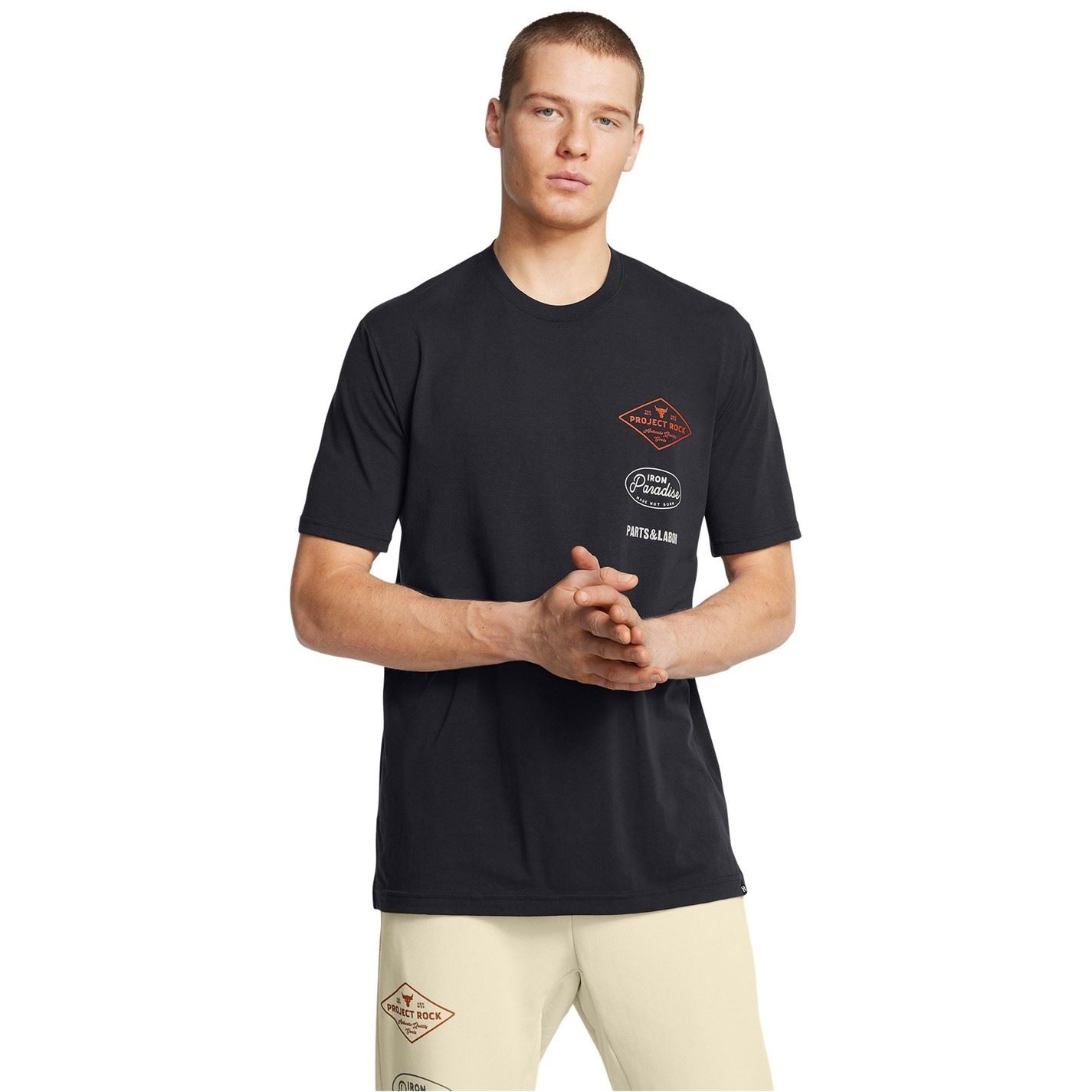 Under Armour Project Rock Large Genie Short Sleeve T-Shirt