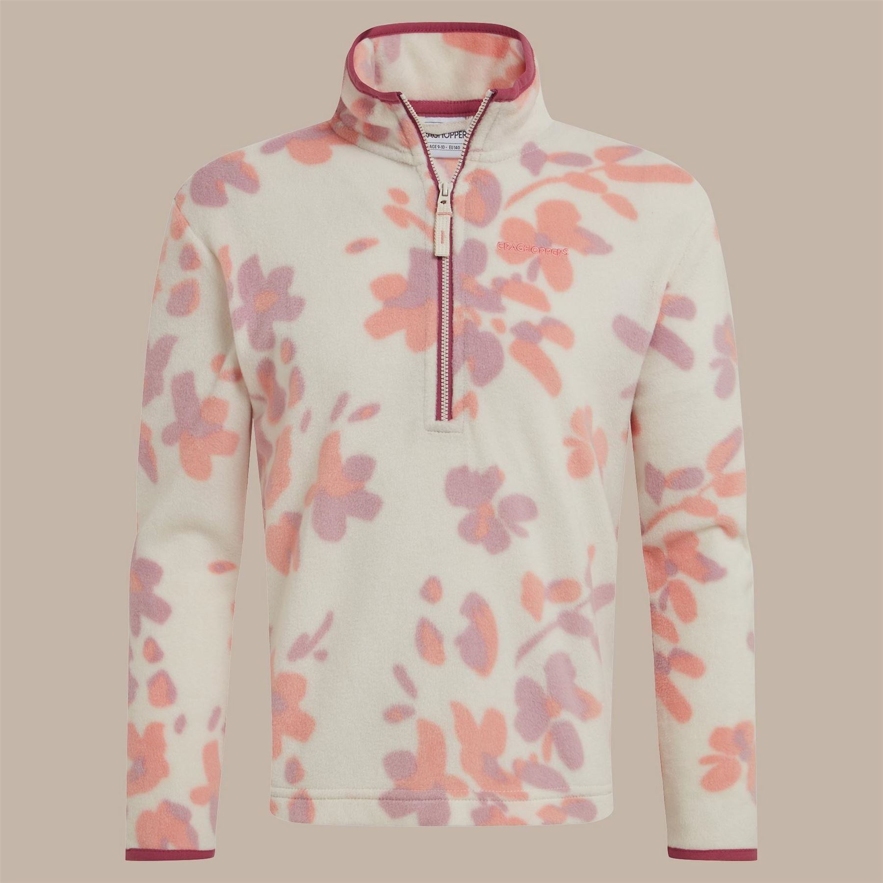 Craghoppers Bachas Embroidered Funnel Neck Long Sleeve Sweatshirt