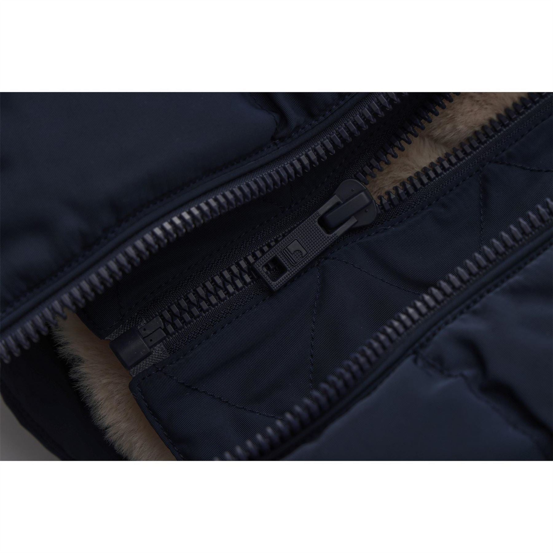 SoulCal Mens Cal 2 Zip Bubble Jacket For