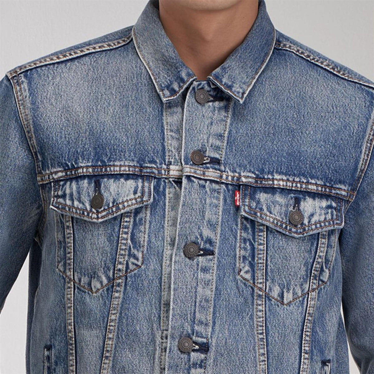 Levis Trucker Cotton Long Sleeve Denim Jacket