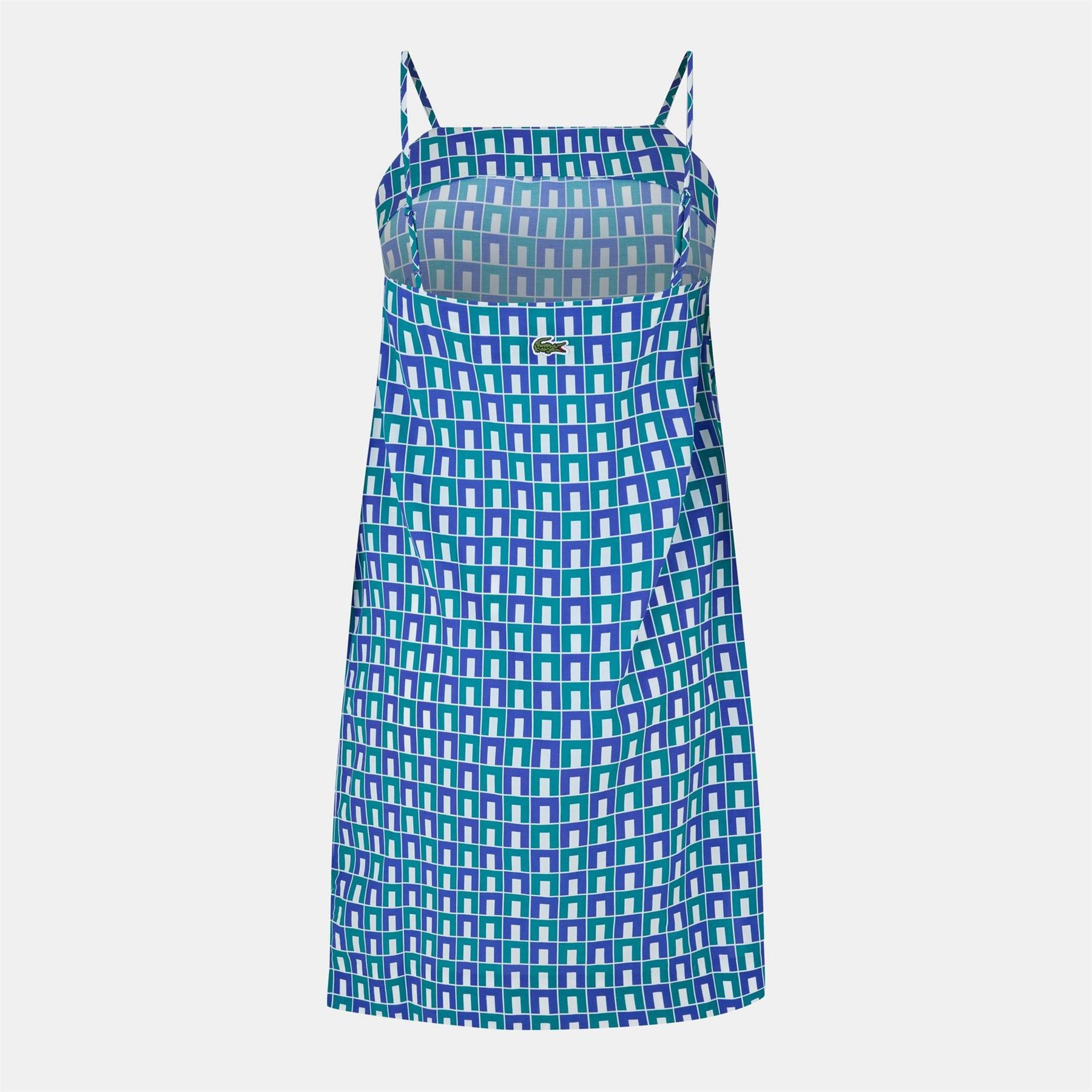 Lacoste Spaghetti Strap Mini Slip Dress