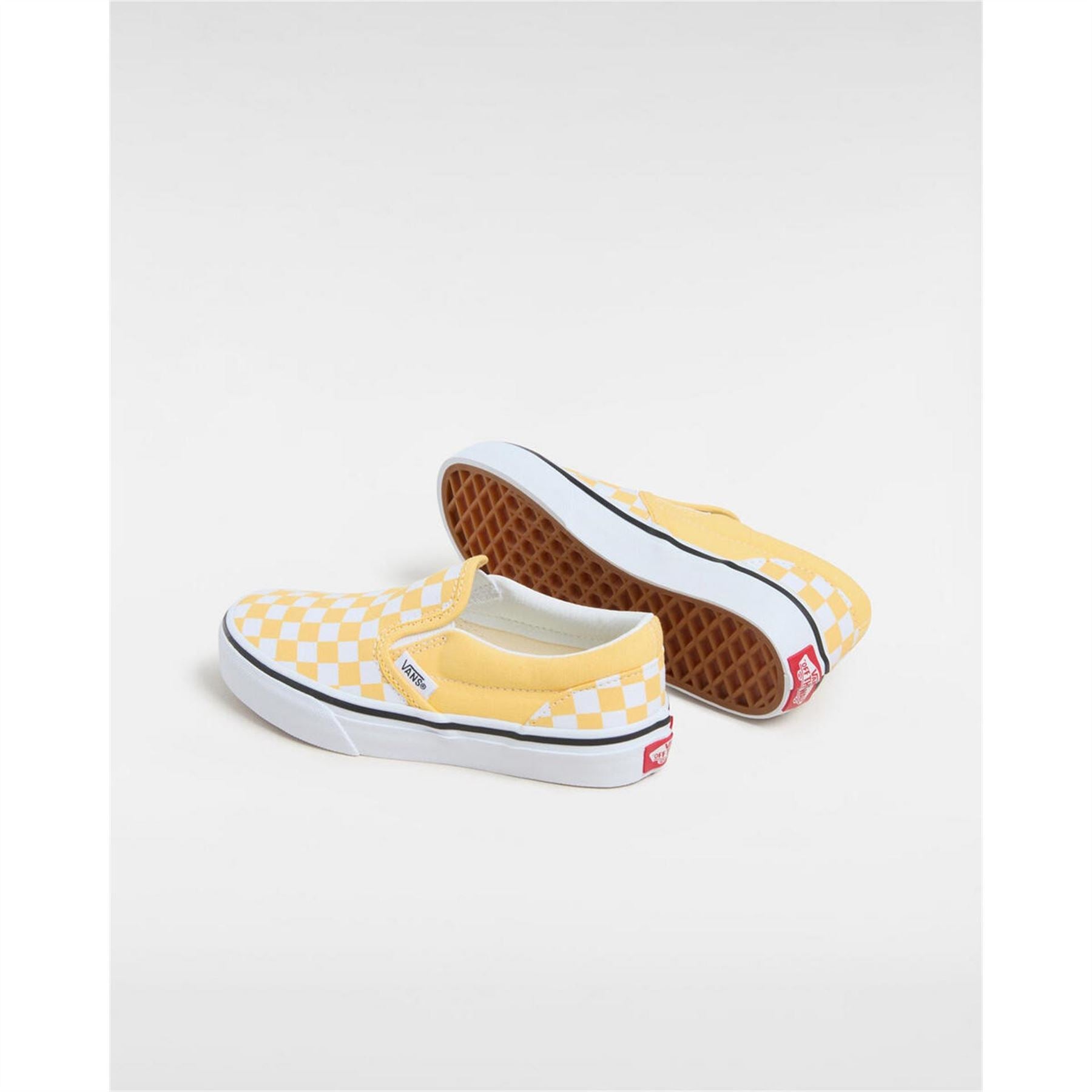 Vans Kids Classic Color Theory Checker Canvasas Slip On Trainers