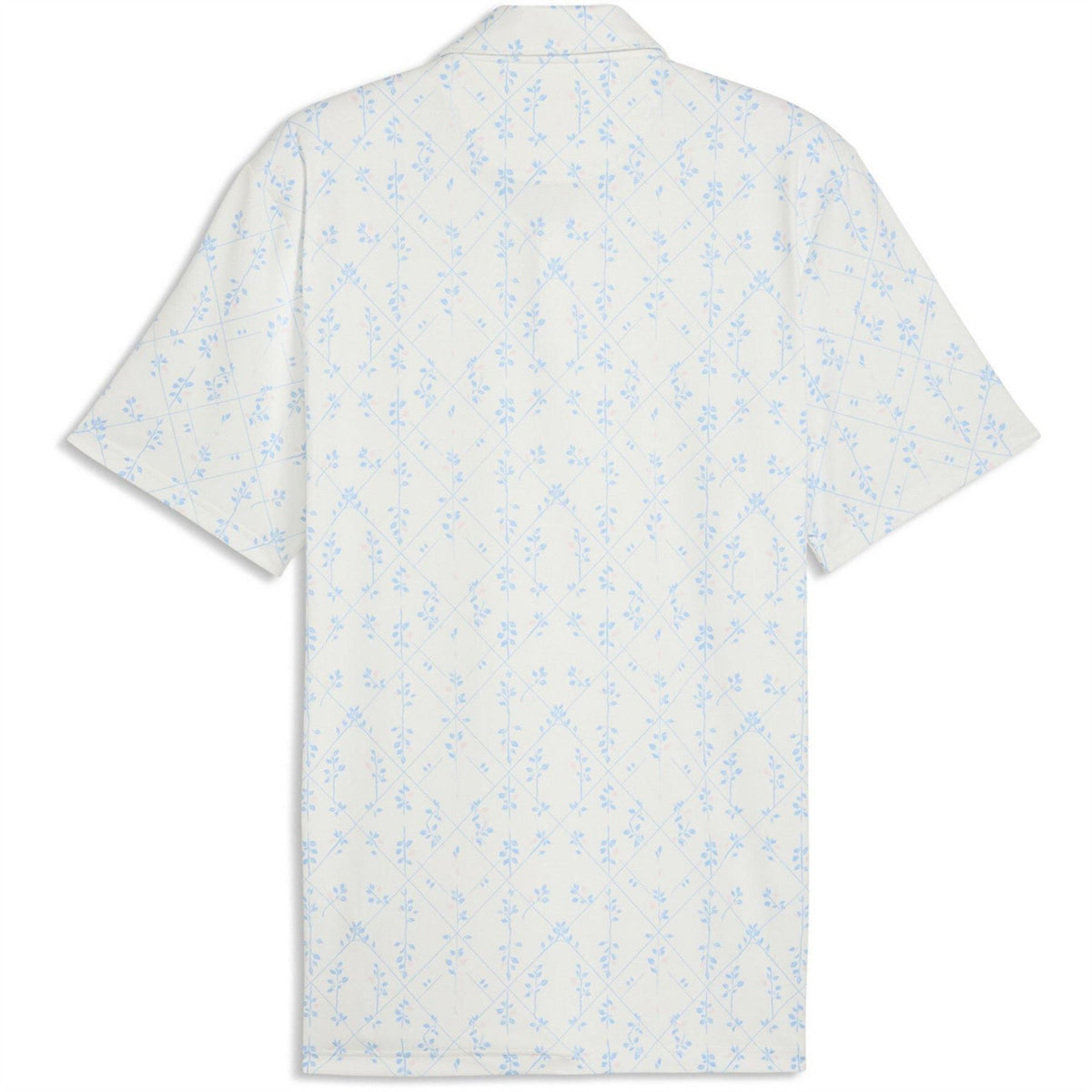 Puma Cloudspun Argyle Bloom Short Sleeve Polo Shirt