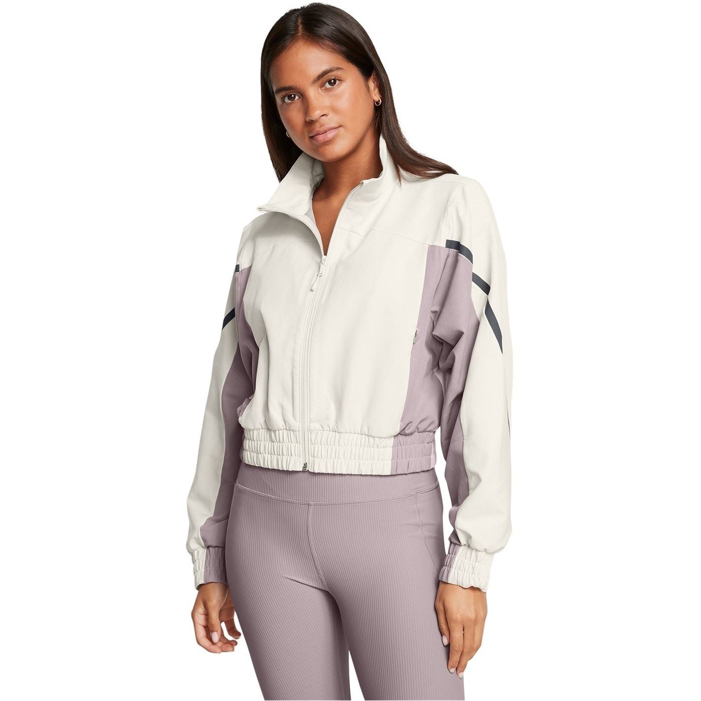 Under Armour Unstoppable Zip Neck High Collar Long Sleeve Athletic Top