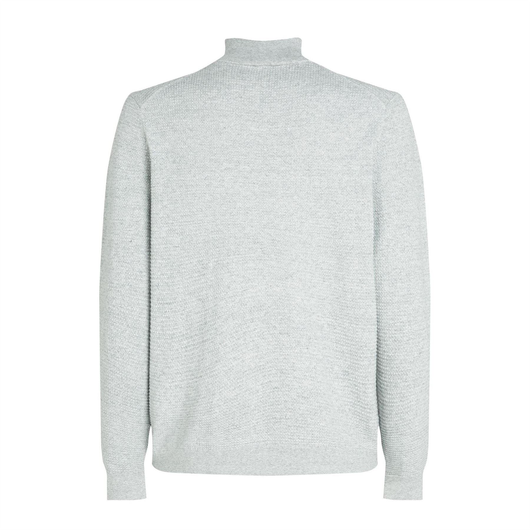 Calvin Klein Texture Zip Neck Regular Fit Sweater