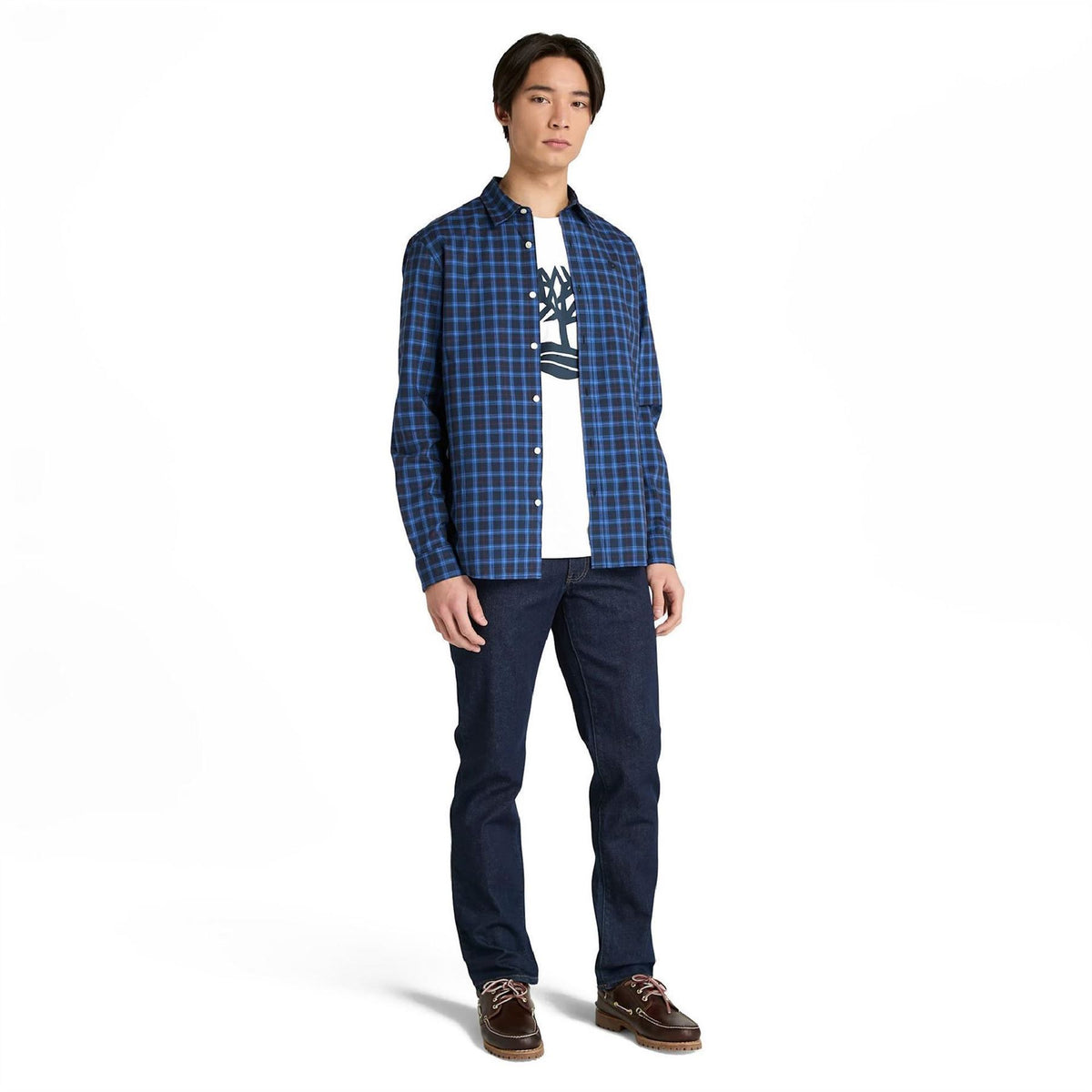 Timberland Northwood Tree Logo Cotton Short Sleeve T-Shirt