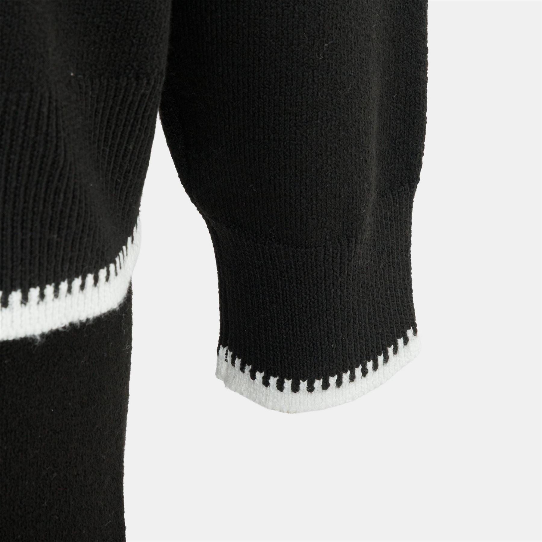 Miso Womens Long Sleeve Contrast Hem Set Knitwear
