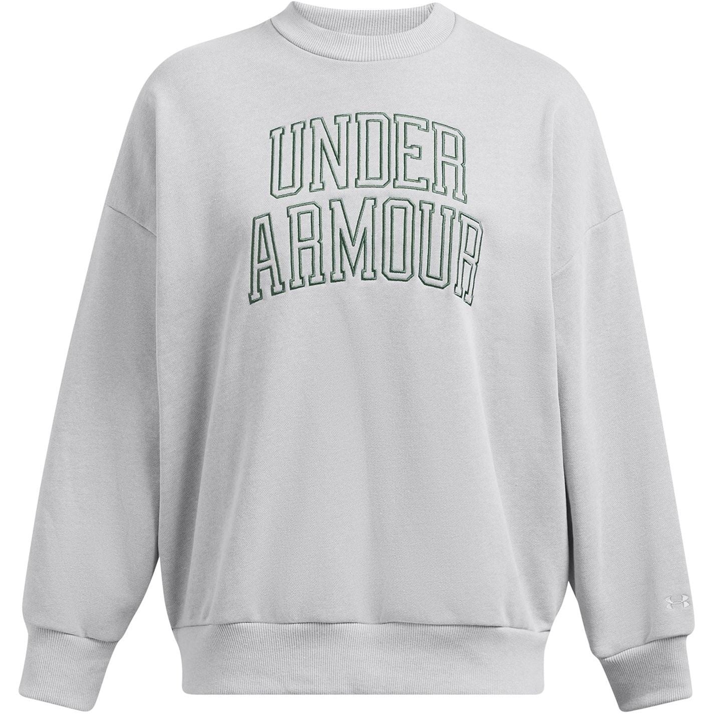 Under Armour Icon Crew Neck Ribbed Collar Long Sleeve Sweatshirt