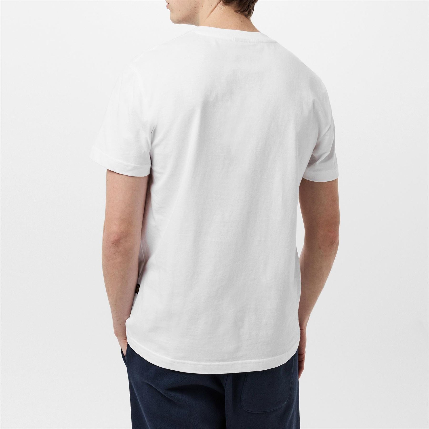 G Star Lettering Crew Neck Regular Fit T-Shirt