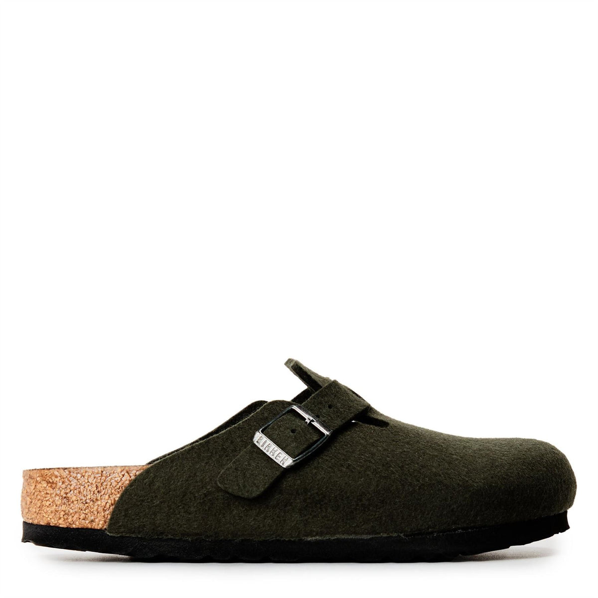 Birkenstock Boston Felt Thyme Clogs