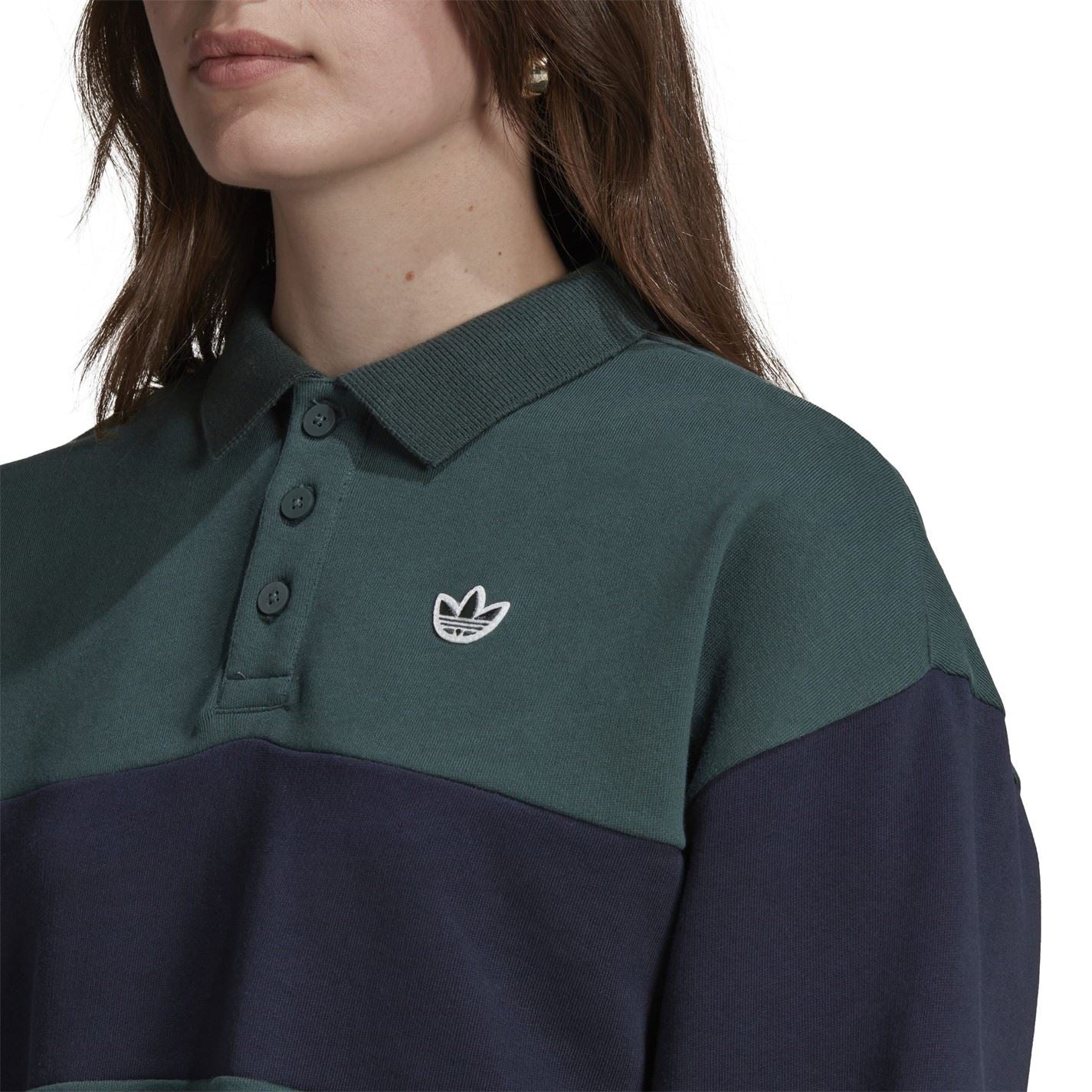 adidas Originals Rugby Long Sleeve Relaxed Shirt