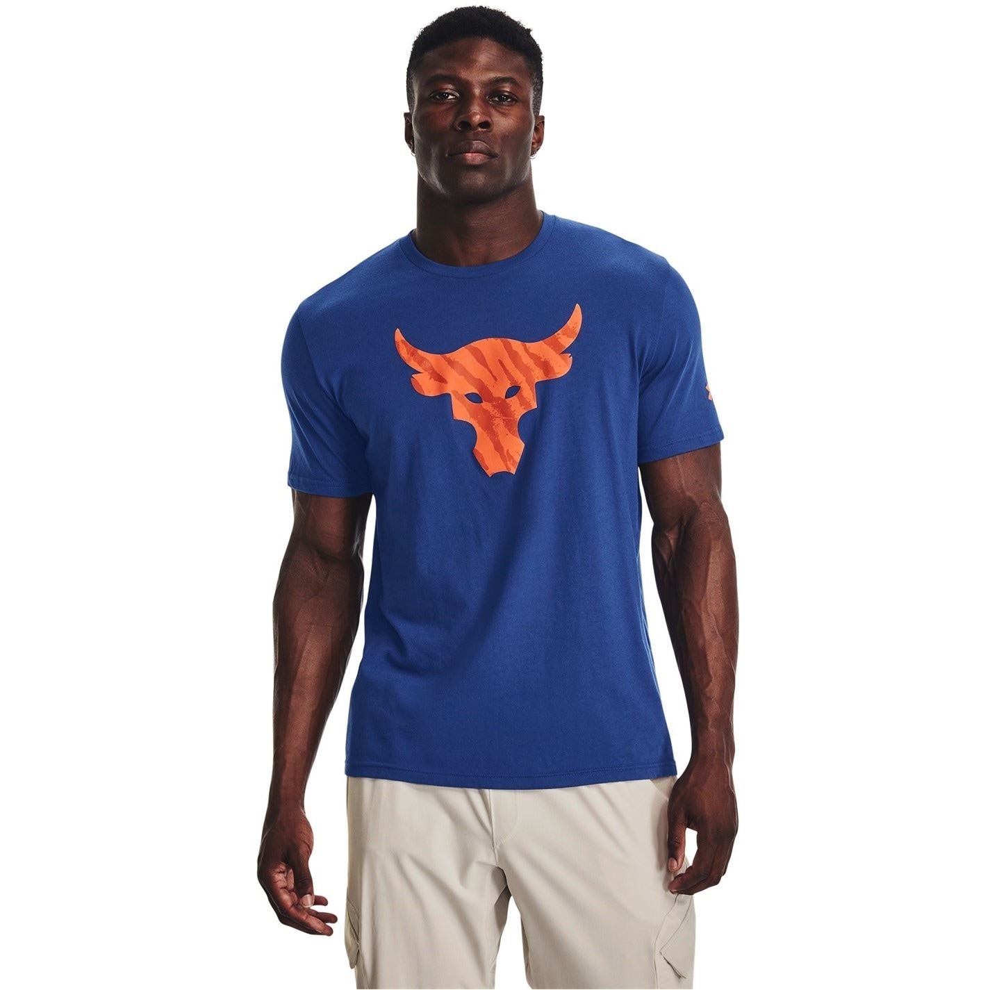 Under Armour Mens Armour Ua Pjt Rock Brahma Bull Ss T-Shirt