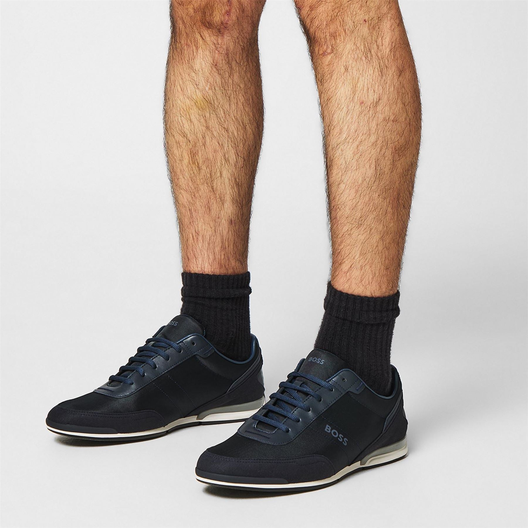 Boss Saturn Low Top Everyday Trainers With Technical Mesh