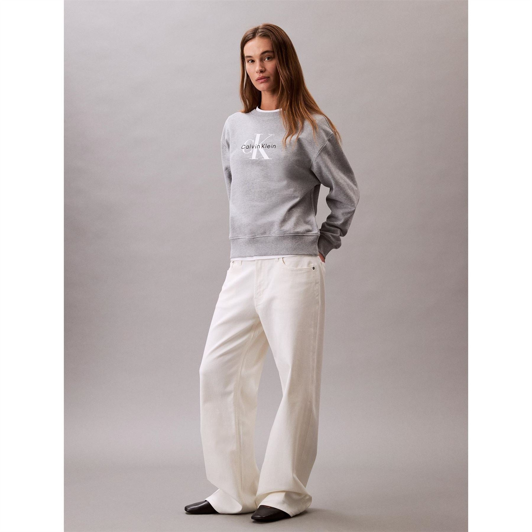 Calvin Klein Jeans Crew Neck Long Sleeve Sweatshirt