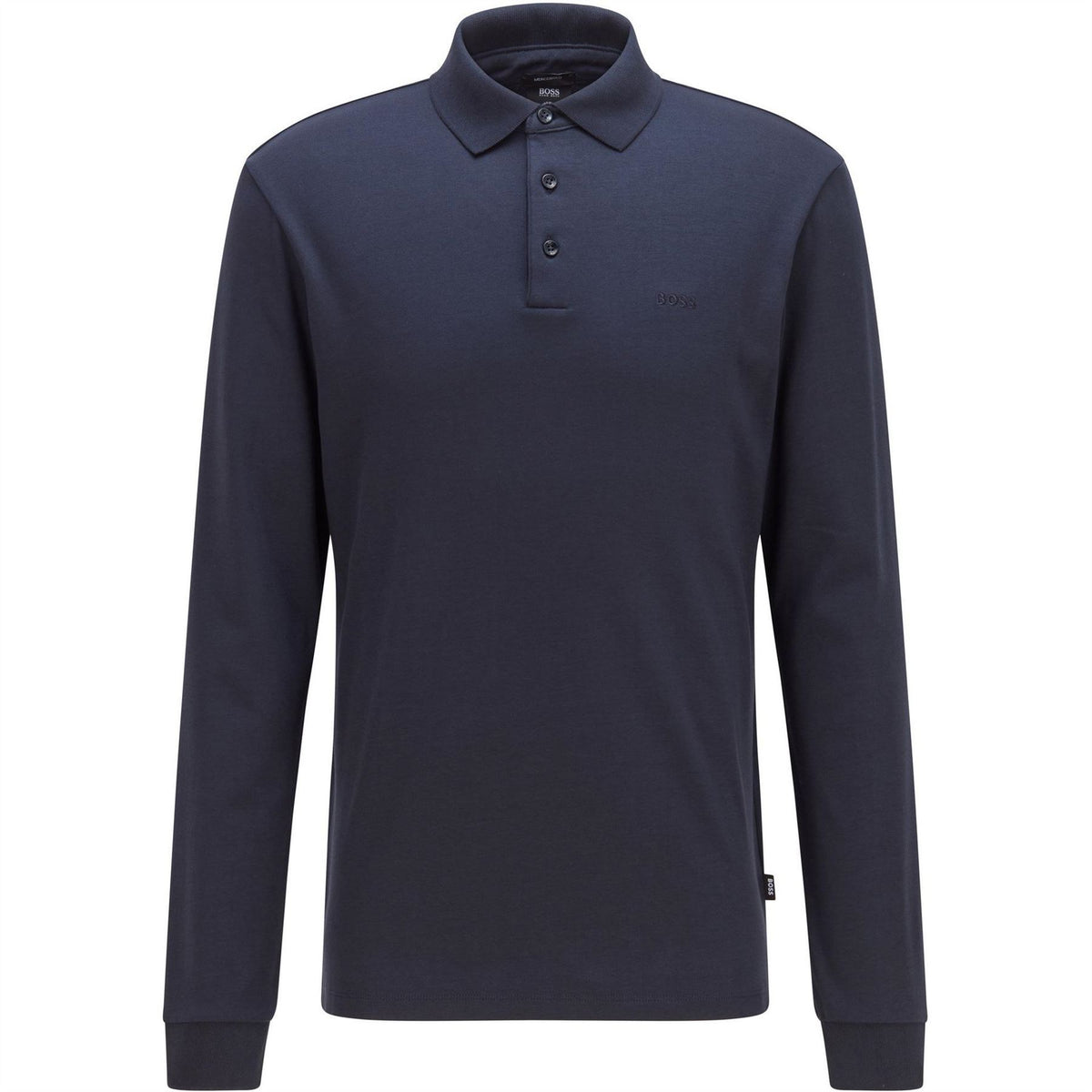 Boss Hbb Pado 30 Long Sleeve Polo Shirt, Iconic Logo Embroidered