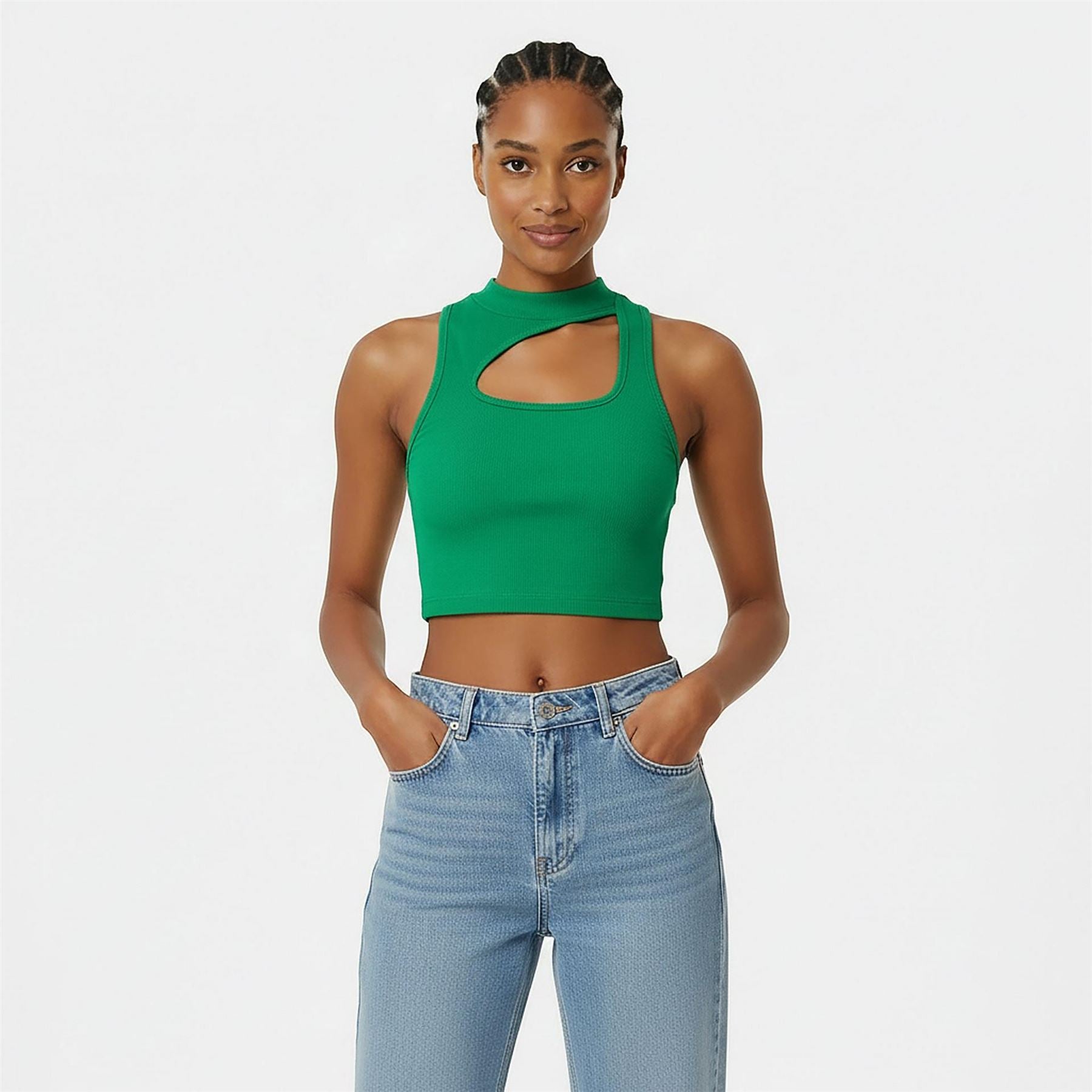 Jack Wills Ponte High Neck Top