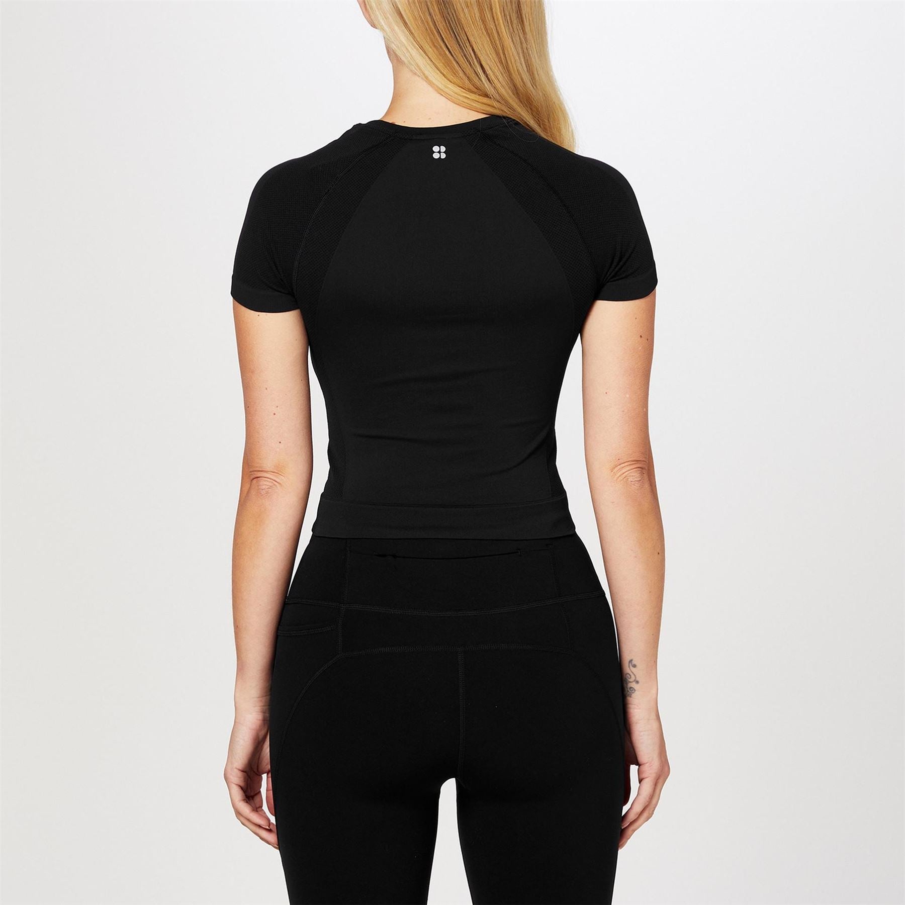 Sweaty Betty Cropped Crew Neck Regular Fit T-Shirt