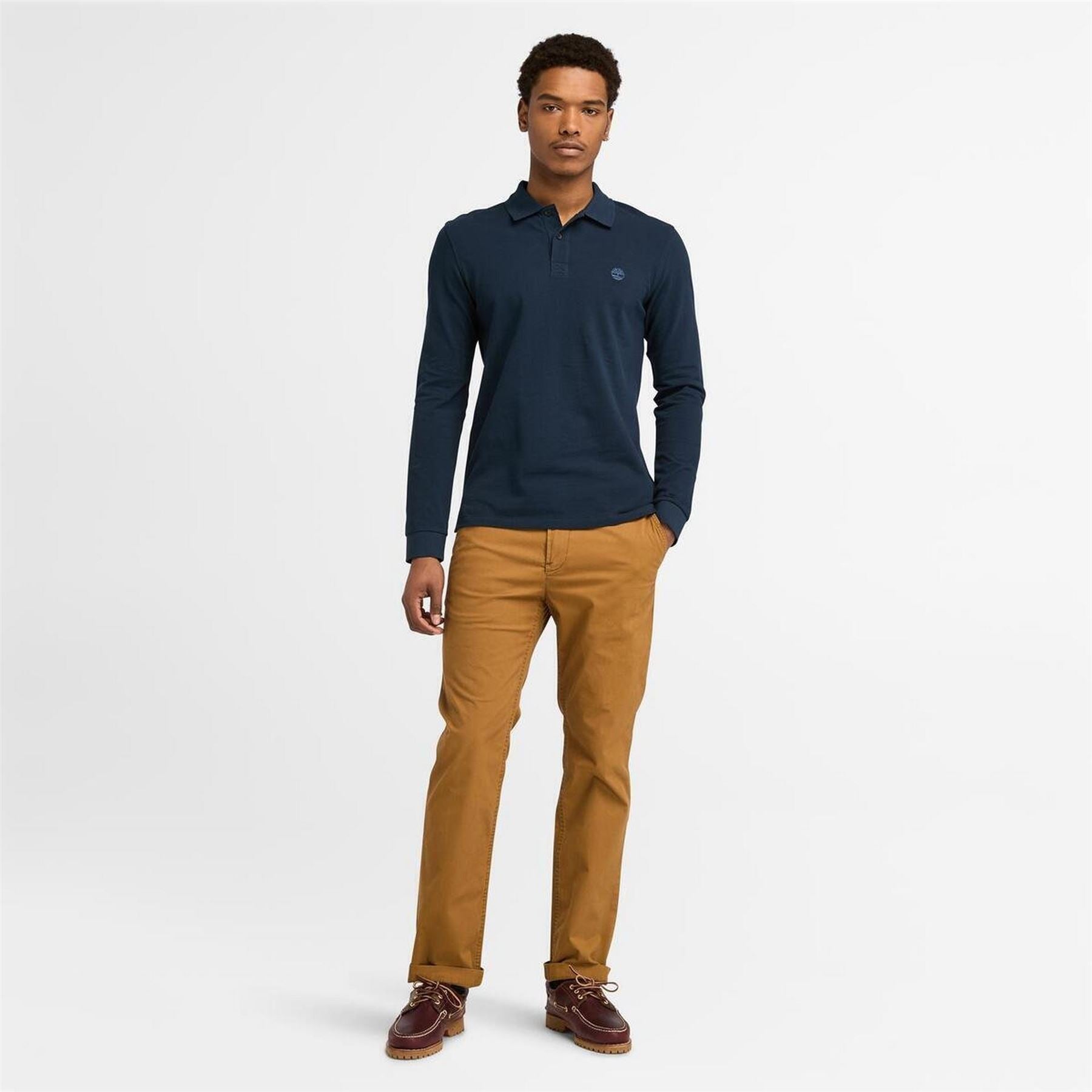 Timberland Millers Collared Long Sleeve Regular Fit Shirt
