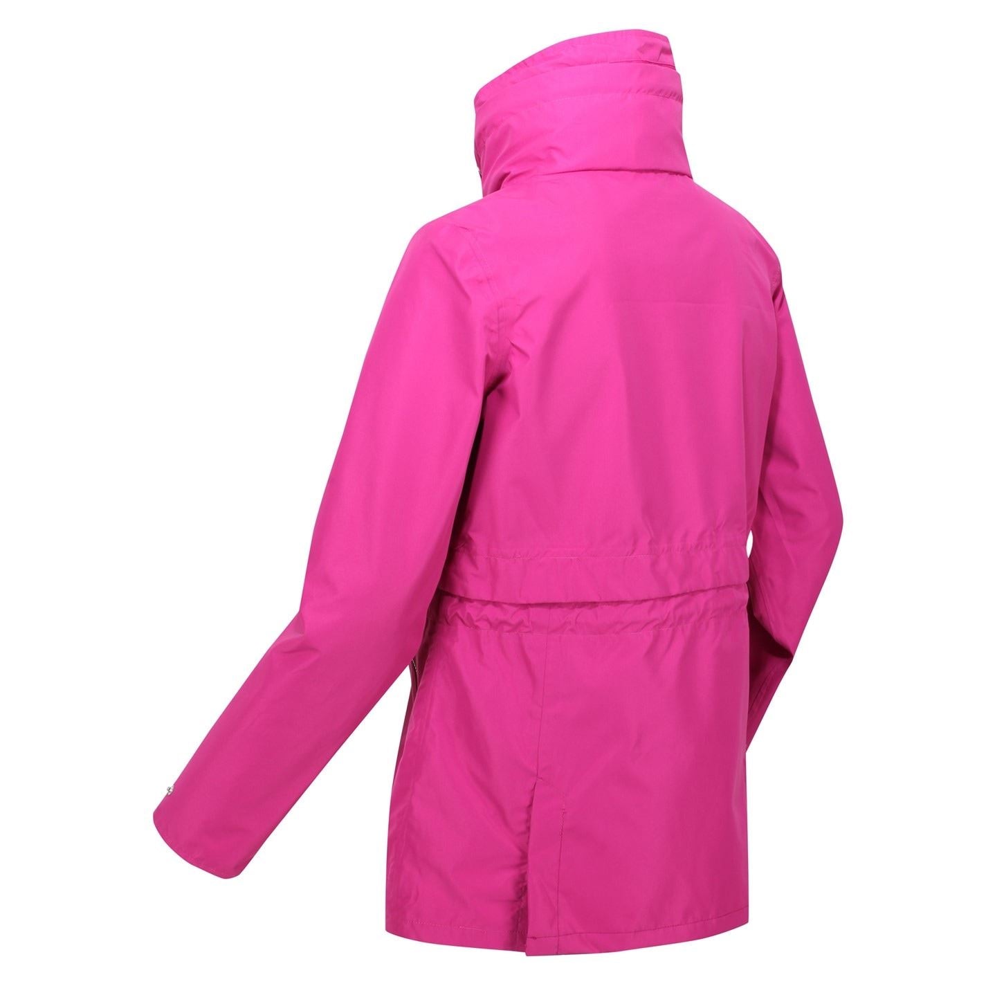 Regatta Nadira Solid Patterned Drawstring Rain Jacket