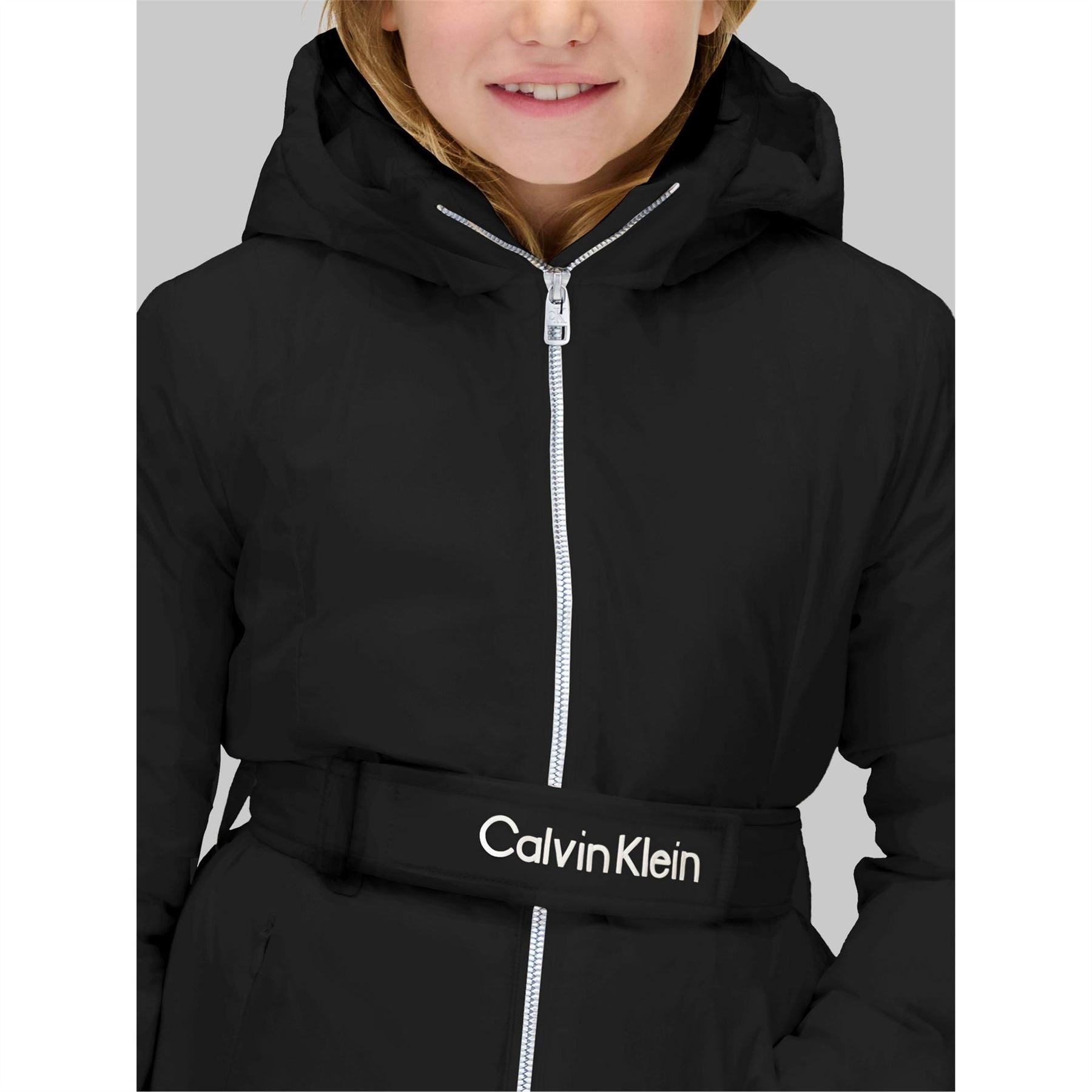 Calvin Klein Jeans Belted Medium Puffer Jacket