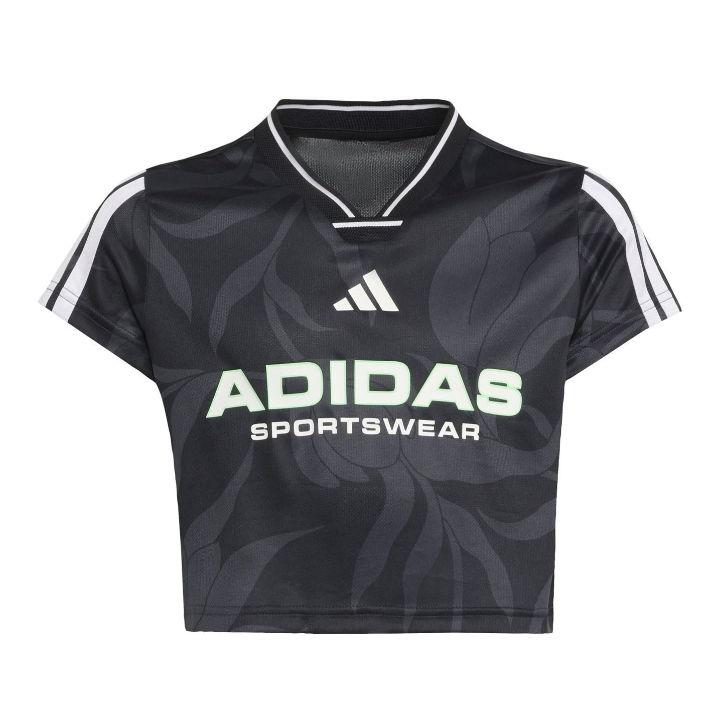 adidas House Of Tiro Colors Of Football Crop T-Shirt Juniors