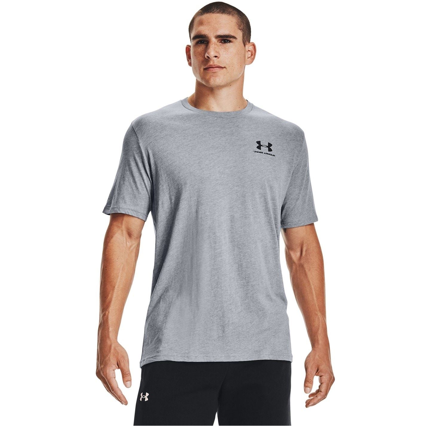 Under Armour Mens Armour Ua Left Chest Logo Short Sleeve